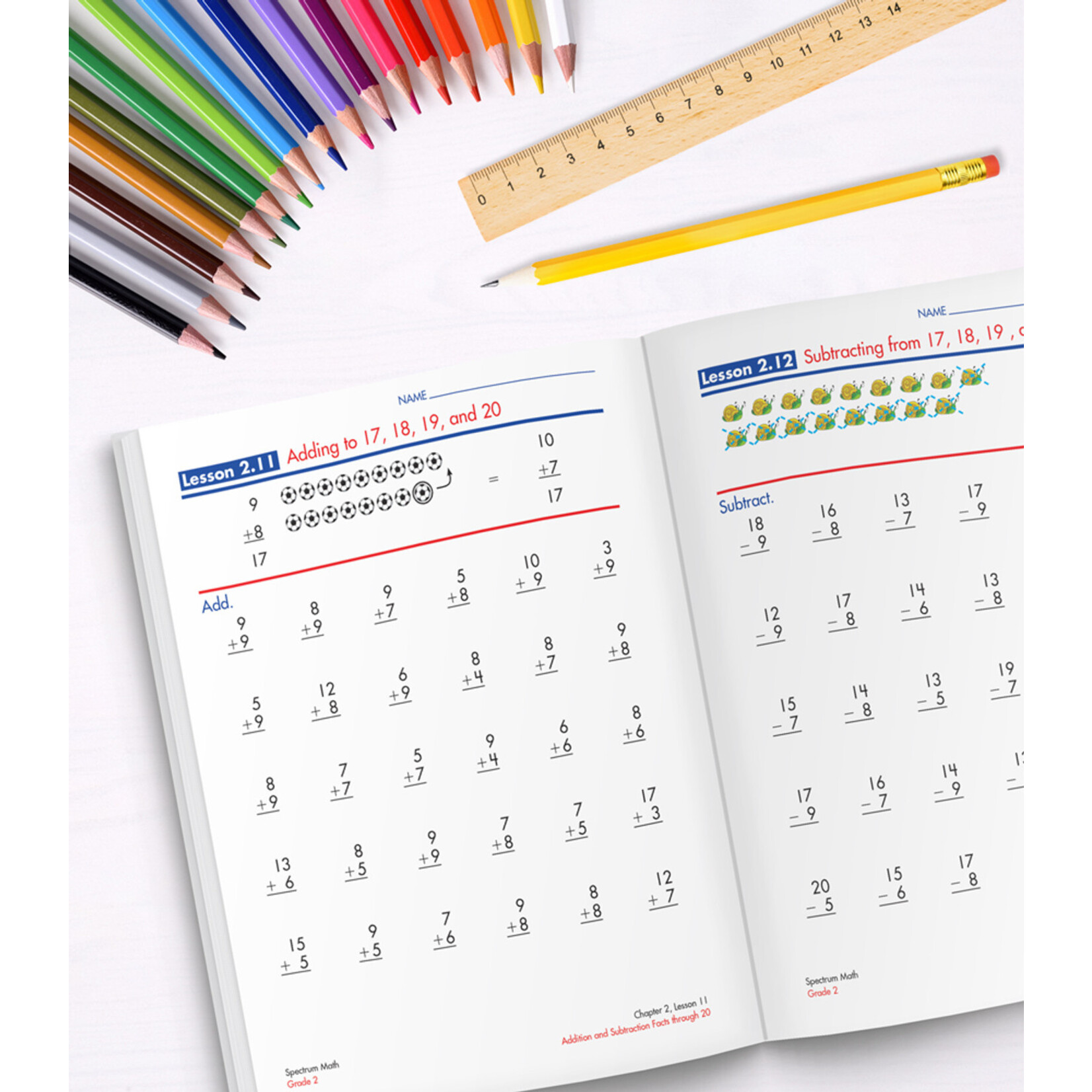 CARSON DELLOSA PUBLISHING CO Spectrum Math Workbook Grade 2