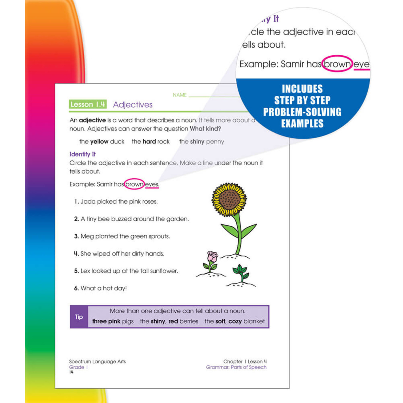 CARSON DELLOSA PUBLISHING CO Spectrum Language Arts Workbook Grade 1
