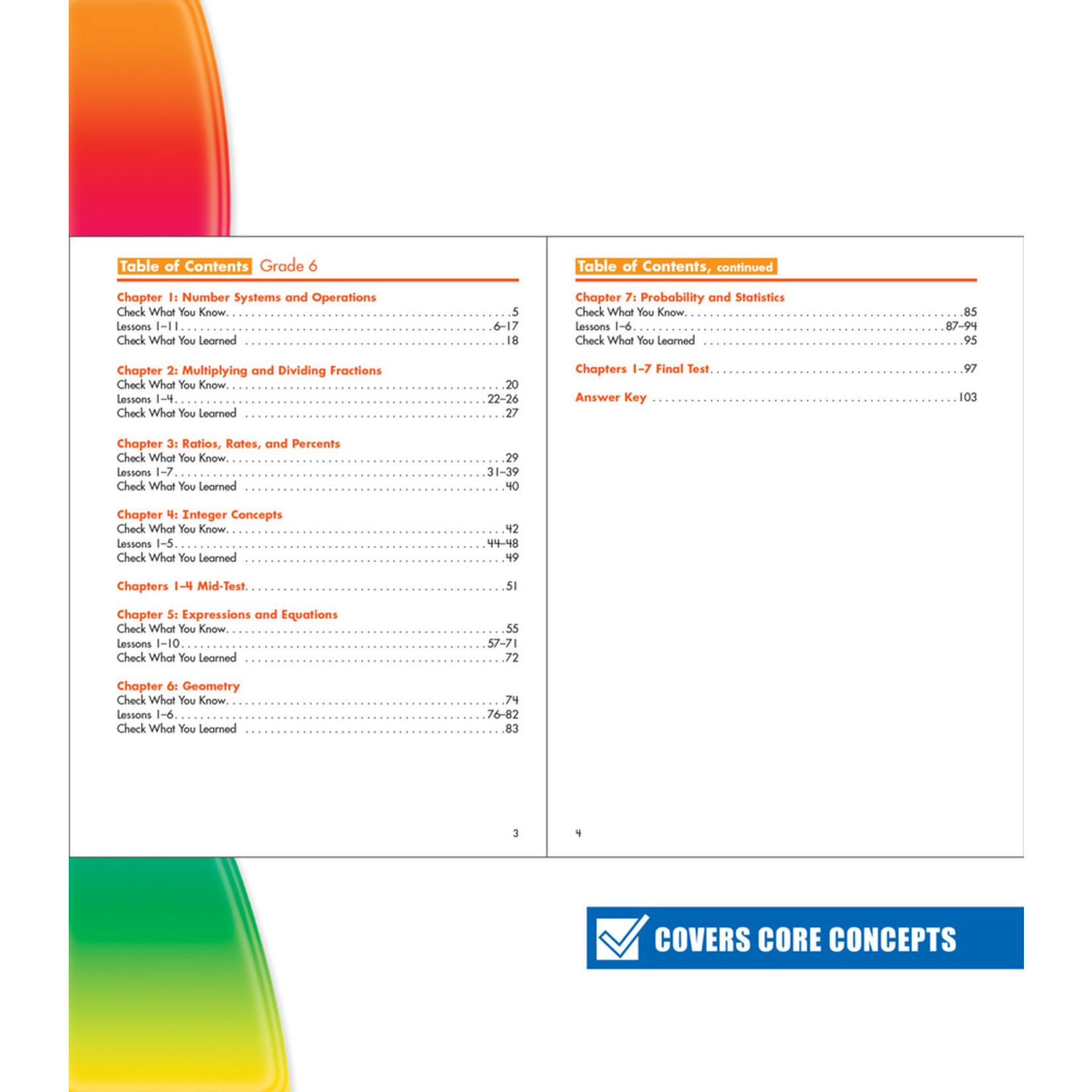 CARSON DELLOSA PUBLISHING CO Spectrum Critical Thinking for Math Workbook Grade 6