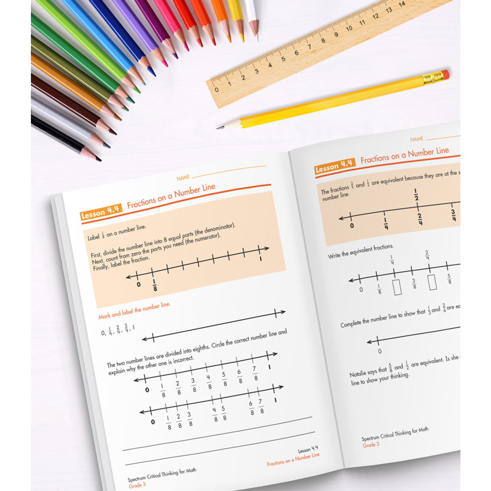 CARSON DELLOSA PUBLISHING CO Spectrum Critical Thinking for Math Workbook Grade 3