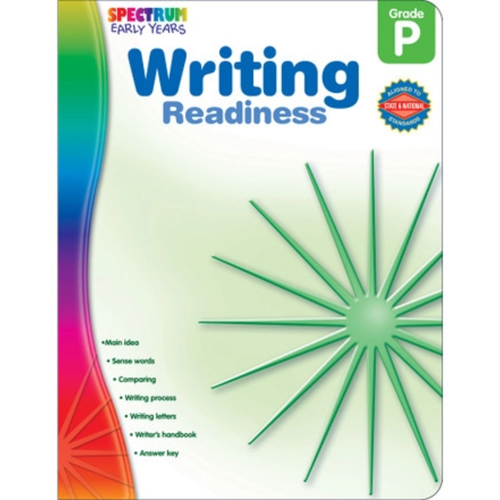 CARSON DELLOSA PUBLISHING CO Spectrum Writing Readiness Workbook Grade PK