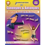 CARSON DELLOSA PUBLISHING CO Jumpstarters for Synonyms and Antonyms Resource Book Grade 4-8