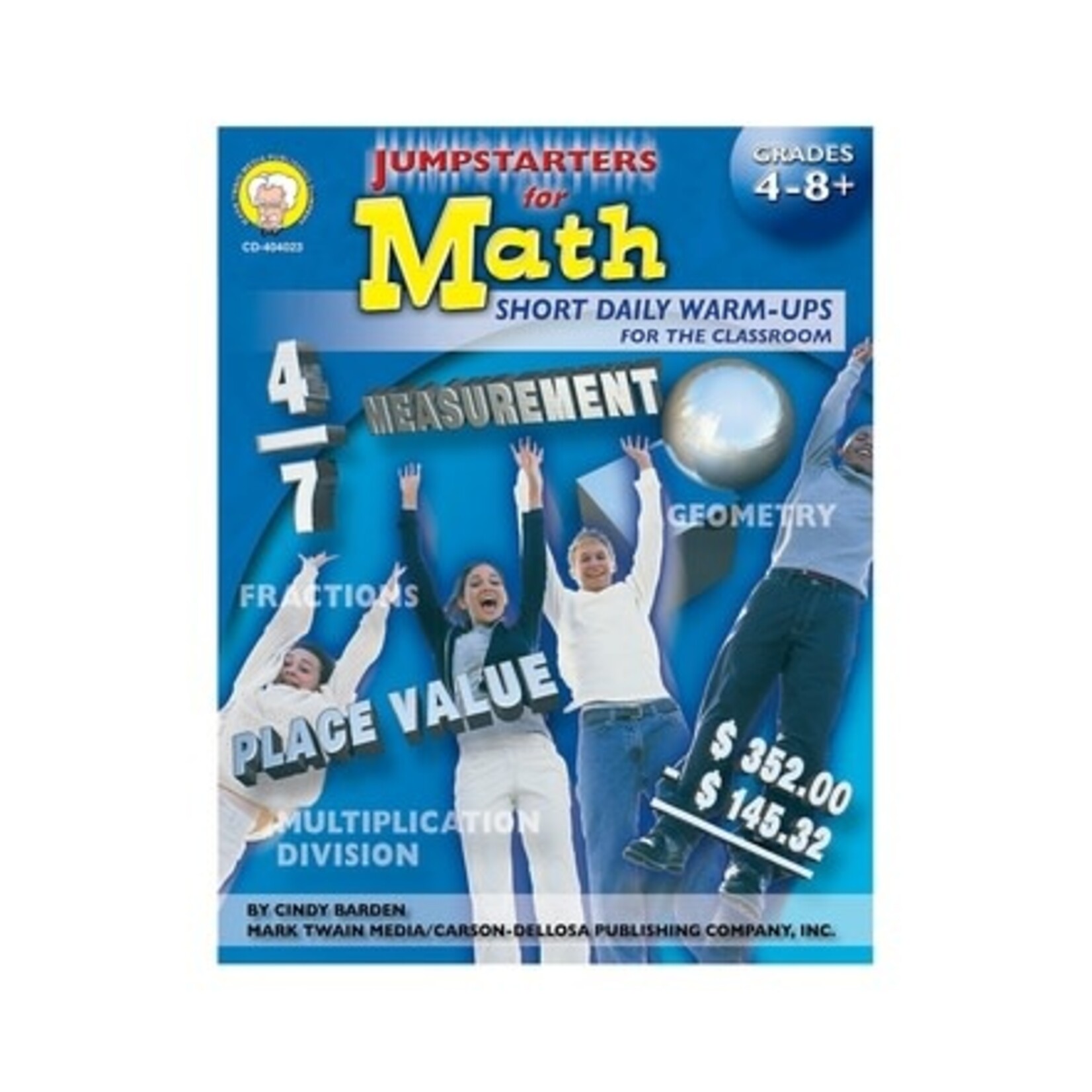 CARSON DELLOSA PUBLISHING CO Jumpstarters for Math Resource Book Grade 4-12