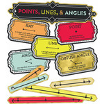CARSON DELLOSA PUBLISHING CO Points, Lines, and Angles Mini Bulletin Board Set Grade 3-5  4.0 star rating 5 Reviews