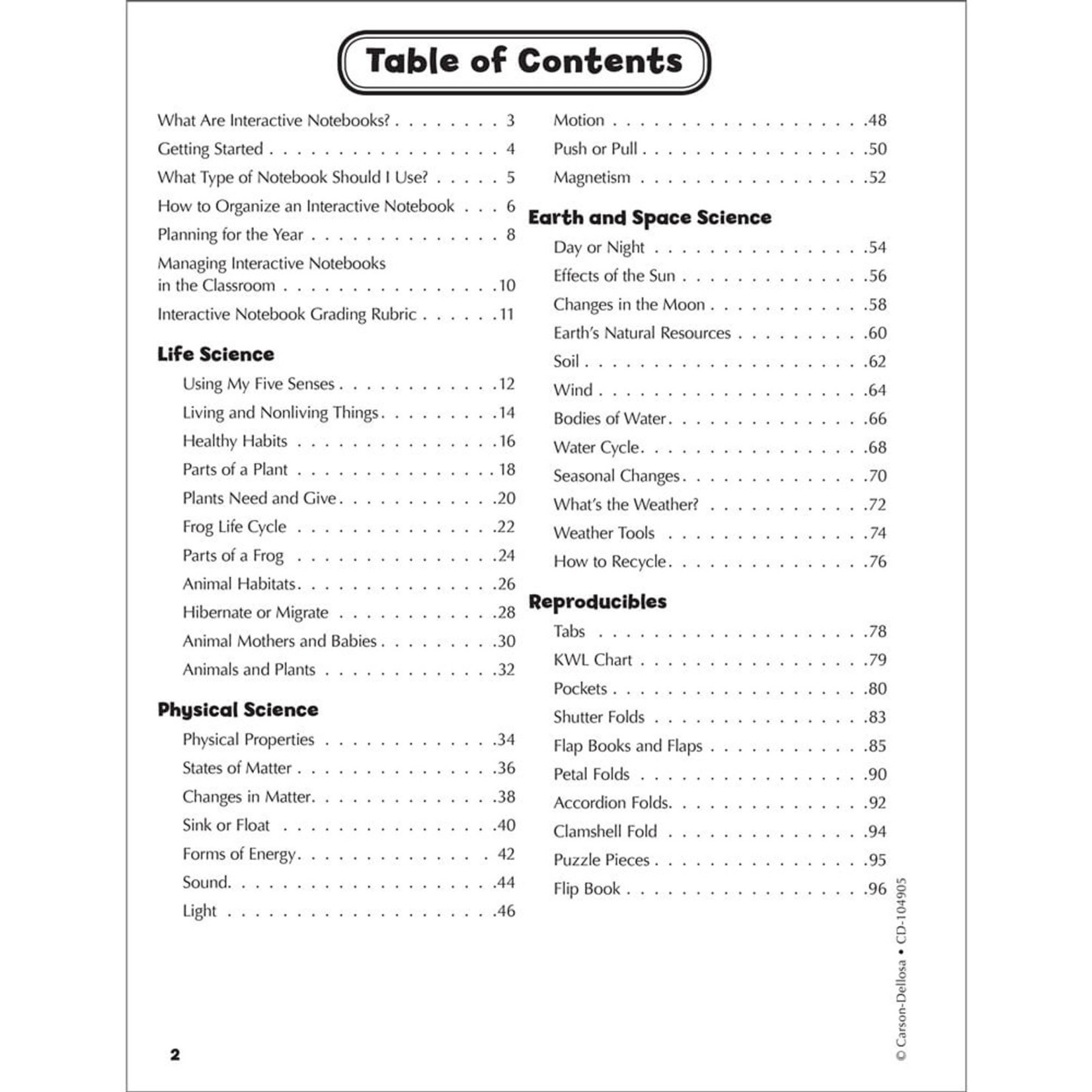 CARSON DELLOSA PUBLISHING CO Interactive Notebooks: Science Resource Book Grade 1