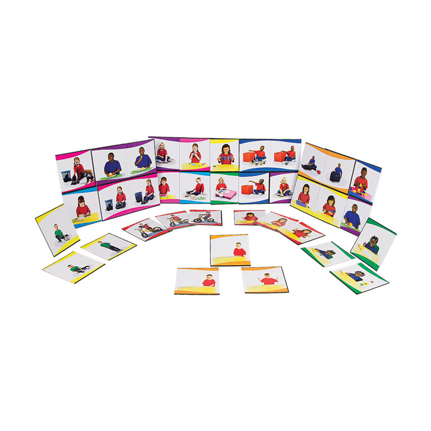 CARSON DELLOSA PUBLISHING CO Learning to Sequence 3-Scene Board Game Grade PK-1