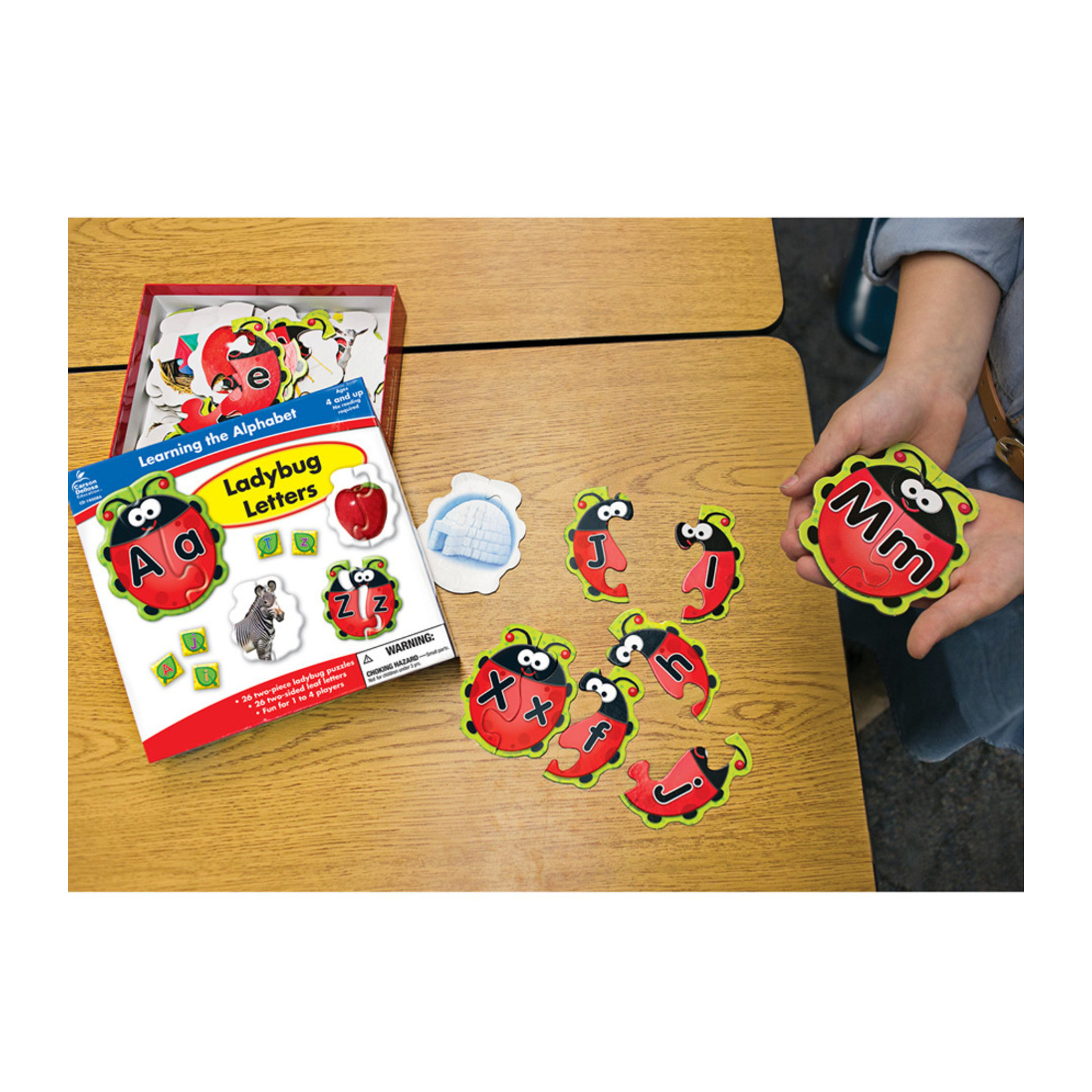 CARSON DELLOSA PUBLISHING CO Ladybug Letters Board Game Grade PK-1