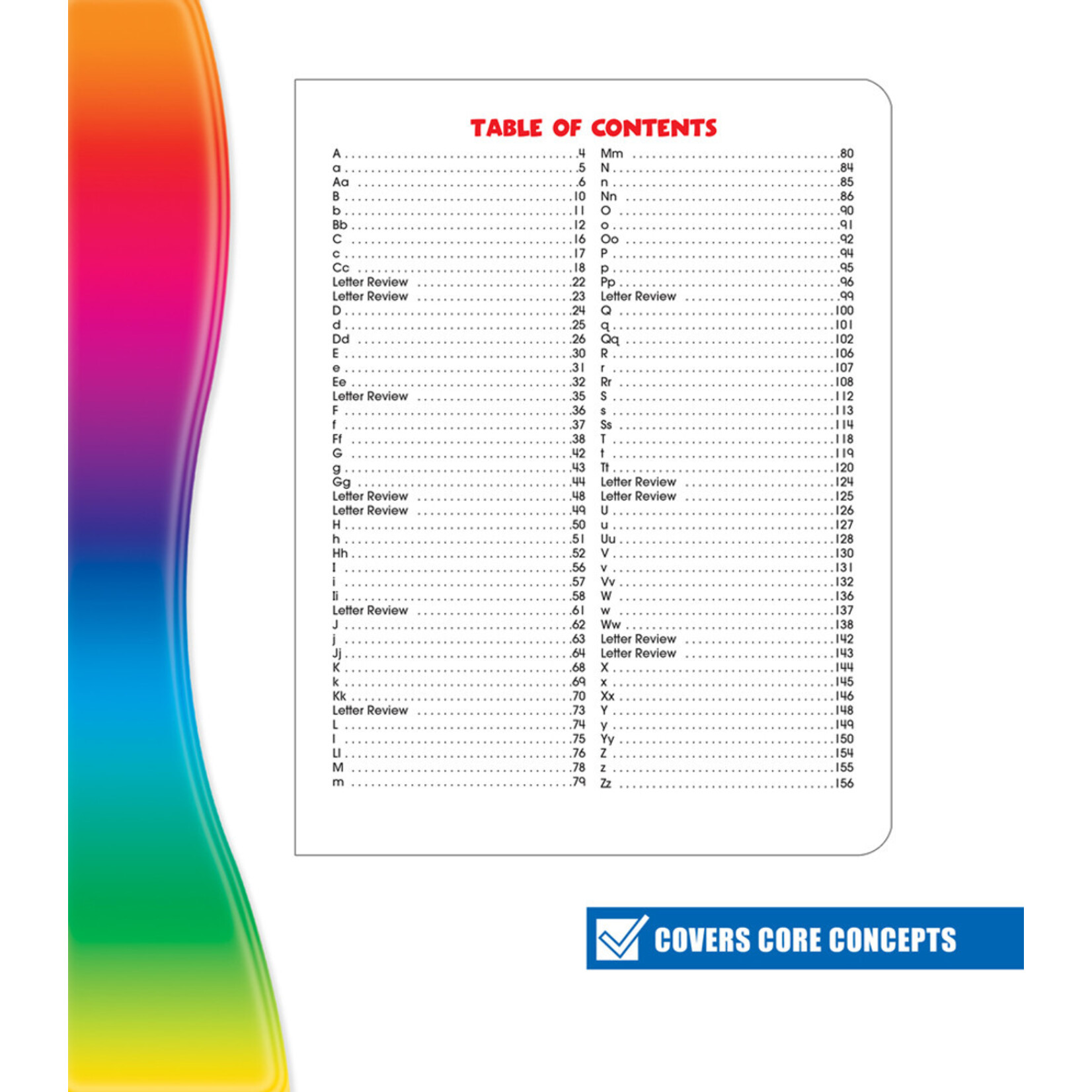 CARSON DELLOSA PUBLISHING CO Spectrum Early Years Learning Letters Workbook Grade PK