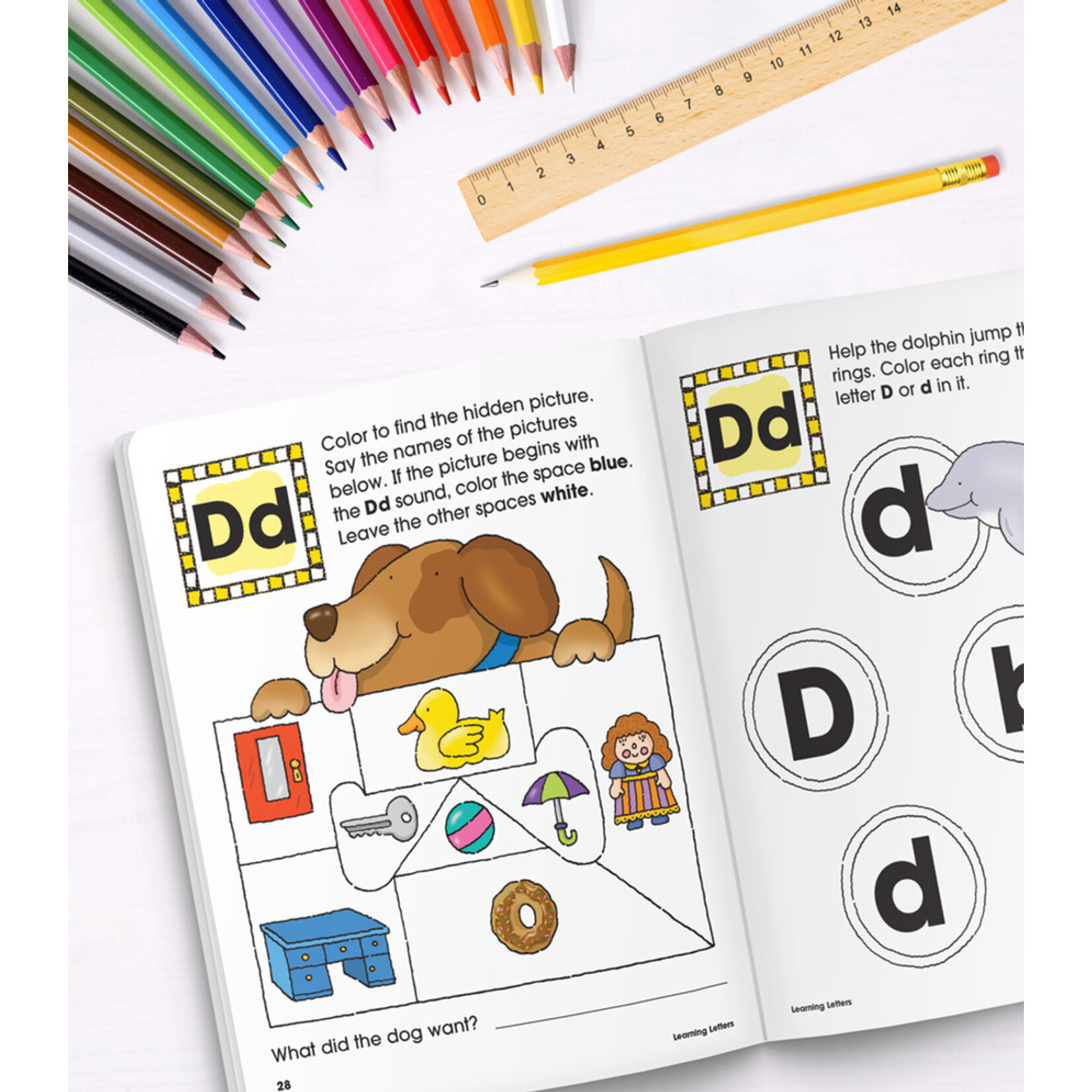 CARSON DELLOSA PUBLISHING CO Spectrum Early Years Learning Letters Workbook Grade PK
