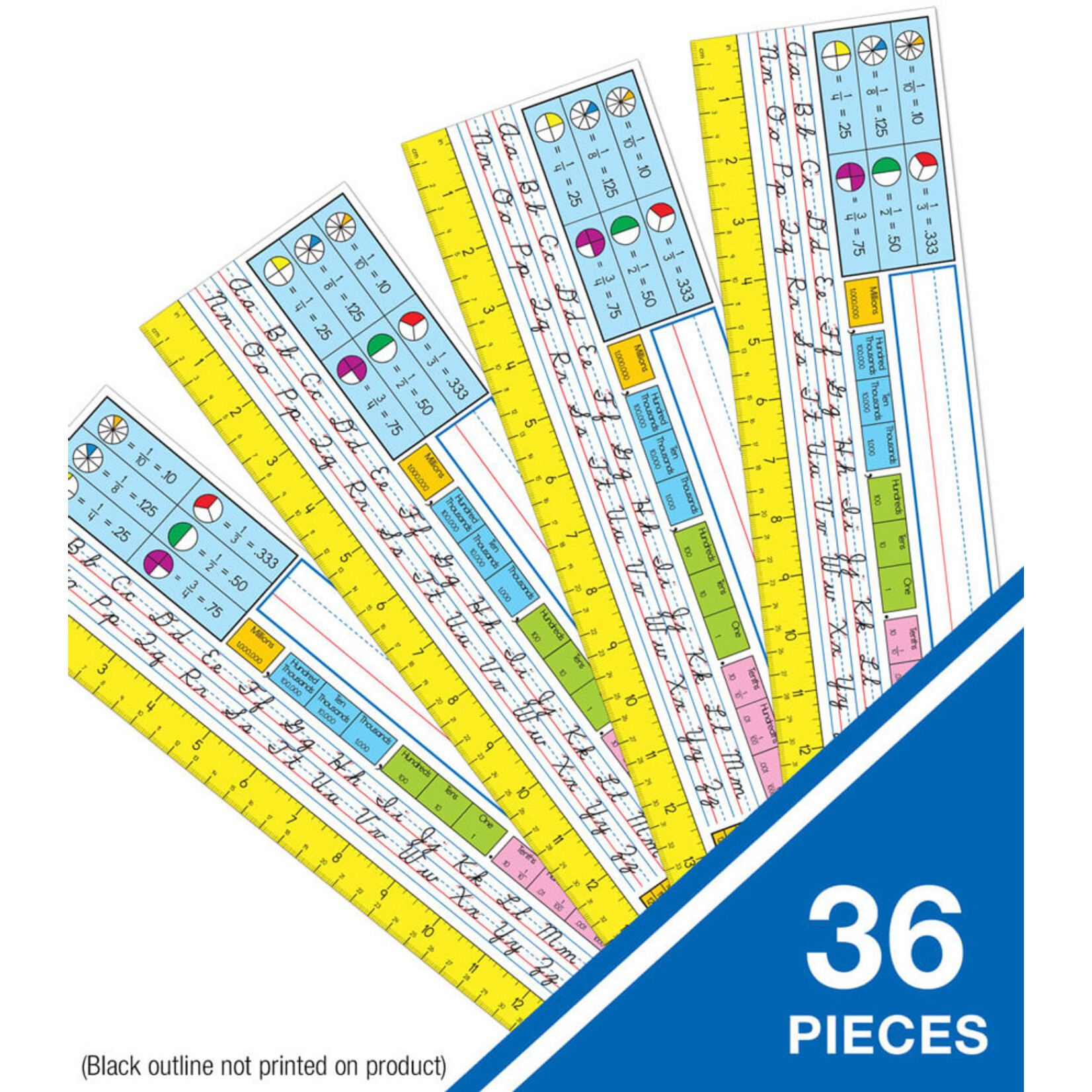 CARSON DELLOSA PUBLISHING CO Modern Cursive: Grades 3-5 Nameplates Grade 2-5