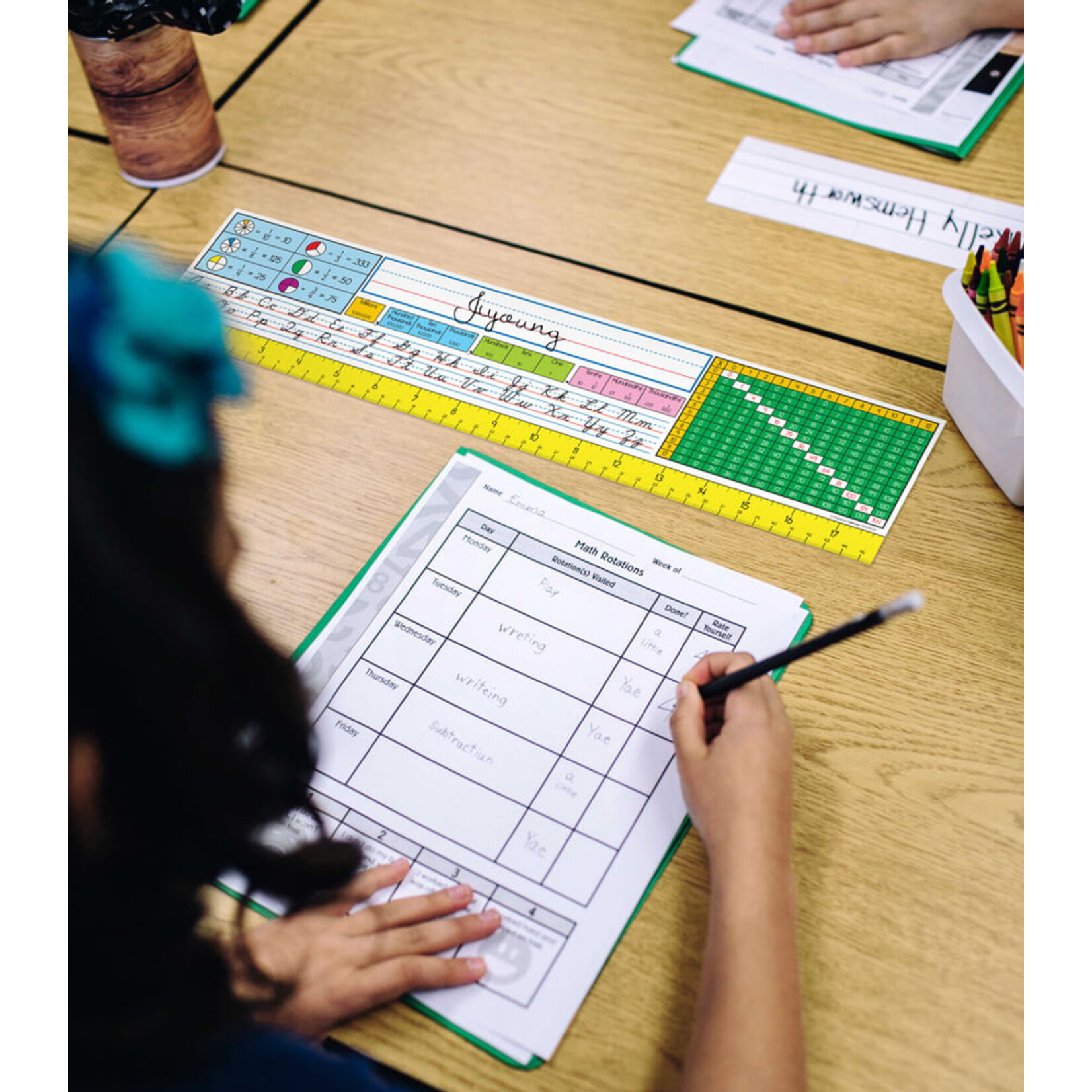CARSON DELLOSA PUBLISHING CO Modern Cursive: Grades 3-5 Nameplates Grade 2-5
