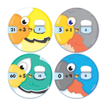 CARSON DELLOSA PUBLISHING CO EZ-Spin: Division Facts Manipulative Grade 3-5