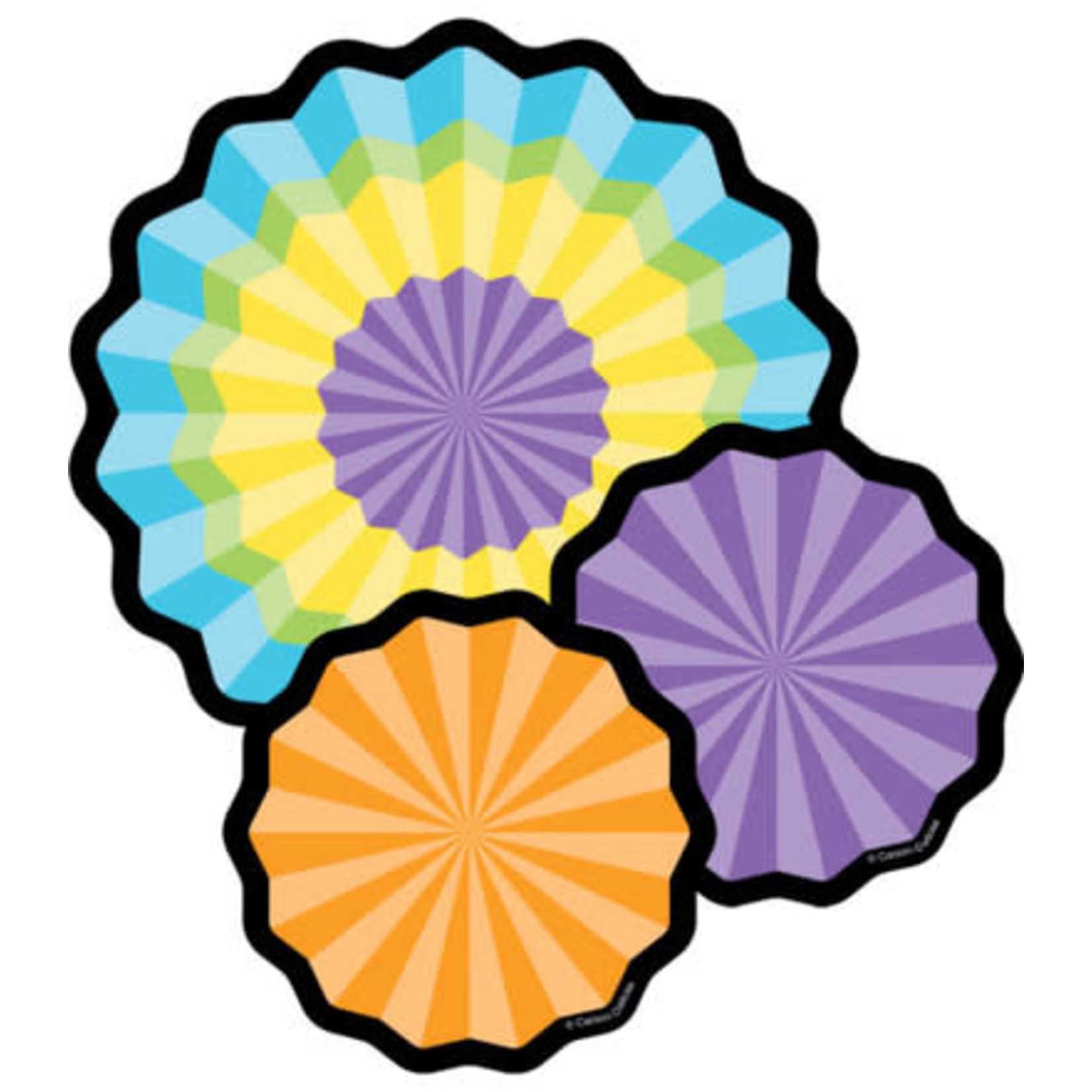CARSON DELLOSA PUBLISHING CO Fans Cut-Outs
