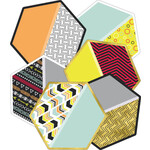 CARSON DELLOSA PUBLISHING CO Hexagons Cut-Outs