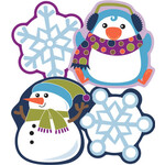 CARSON DELLOSA PUBLISHING CO Winter Mix Cut-Outs