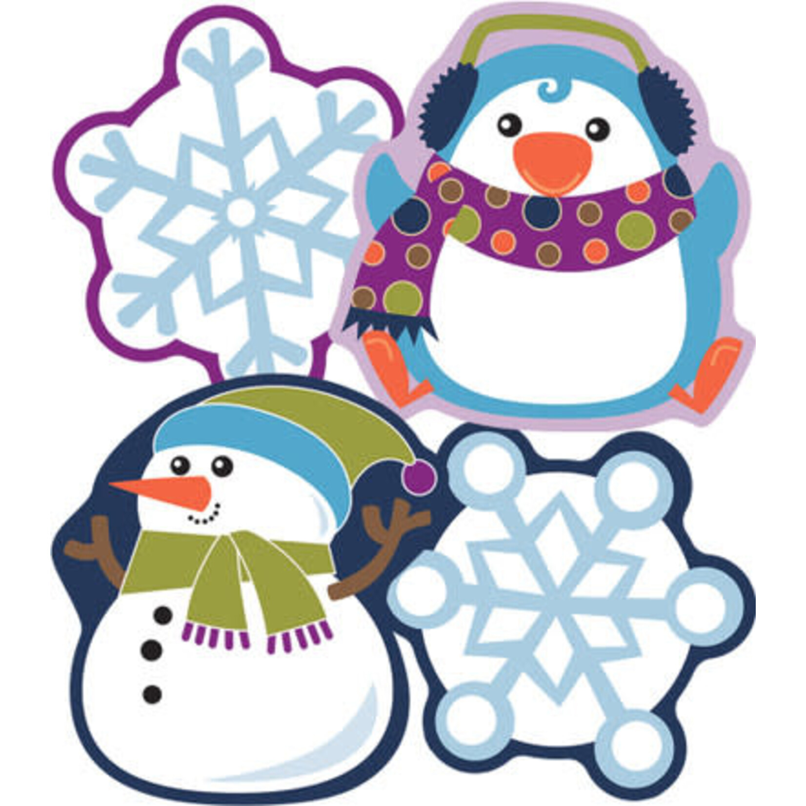 CARSON DELLOSA PUBLISHING CO Winter Mix Cut-Outs