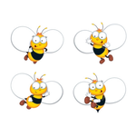 CARSON DELLOSA PUBLISHING CO Buzz–Worthy Bees Cut-Outs