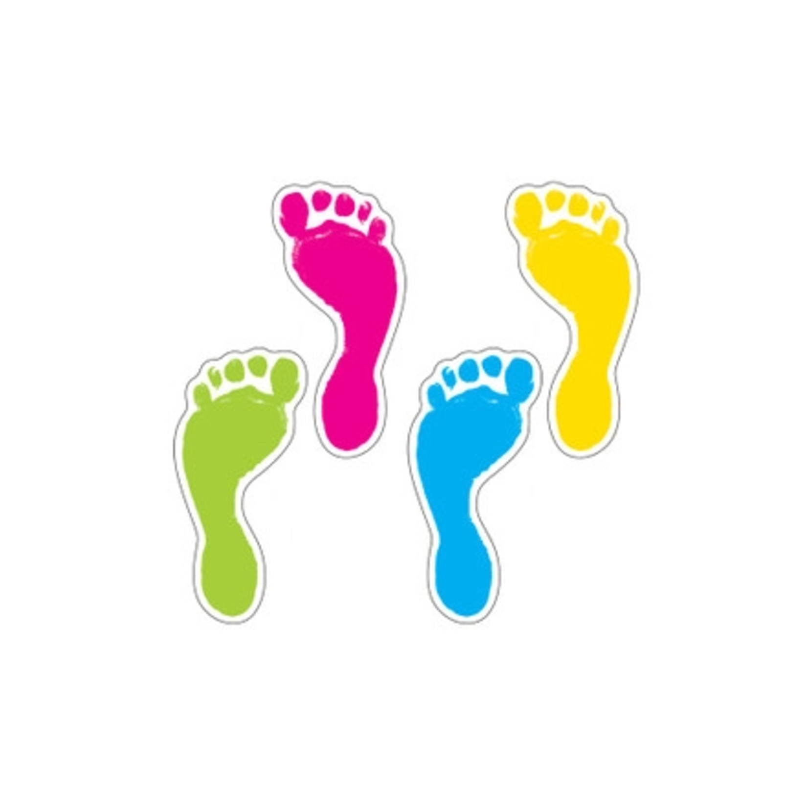 CARSON DELLOSA PUBLISHING CO Footprints Cut-Outs