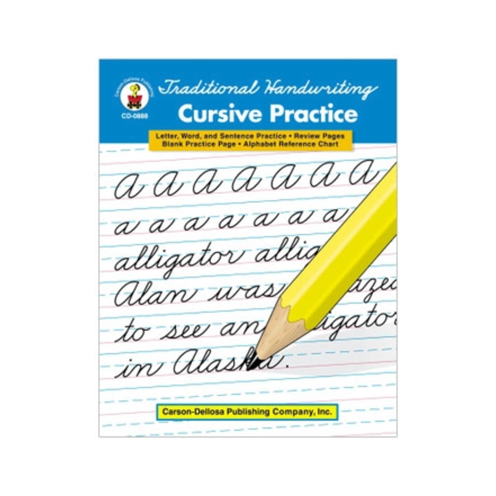 CARSON DELLOSA PUBLISHING CO Traditional Handwriting: Cursive Practice Resource Book Grade 2-5