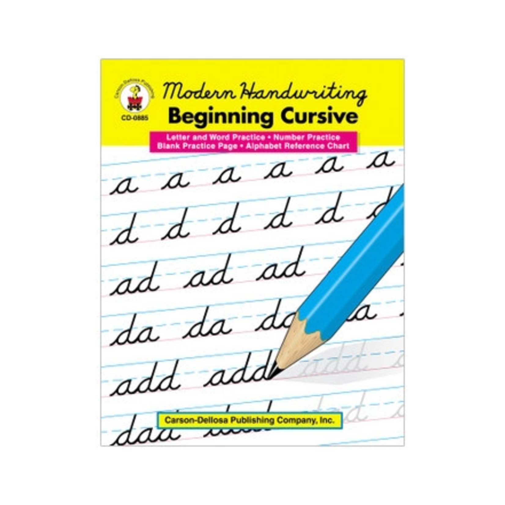 CARSON DELLOSA PUBLISHING CO Modern Handwriting: Beginning Cursive Resource Book Grade 1-3
