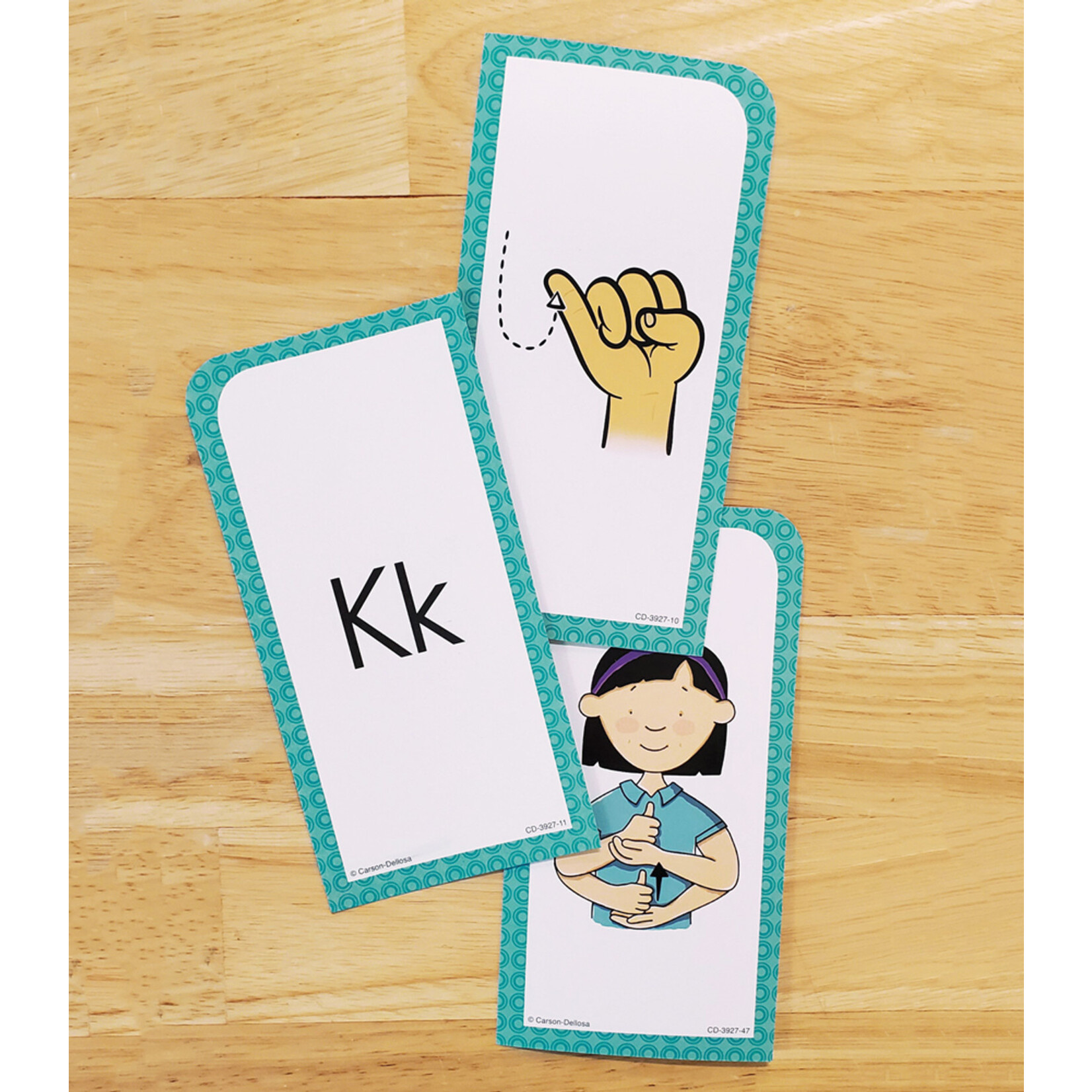 CARSON DELLOSA PUBLISHING CO Sign Language Flash Cards Grade PK-8