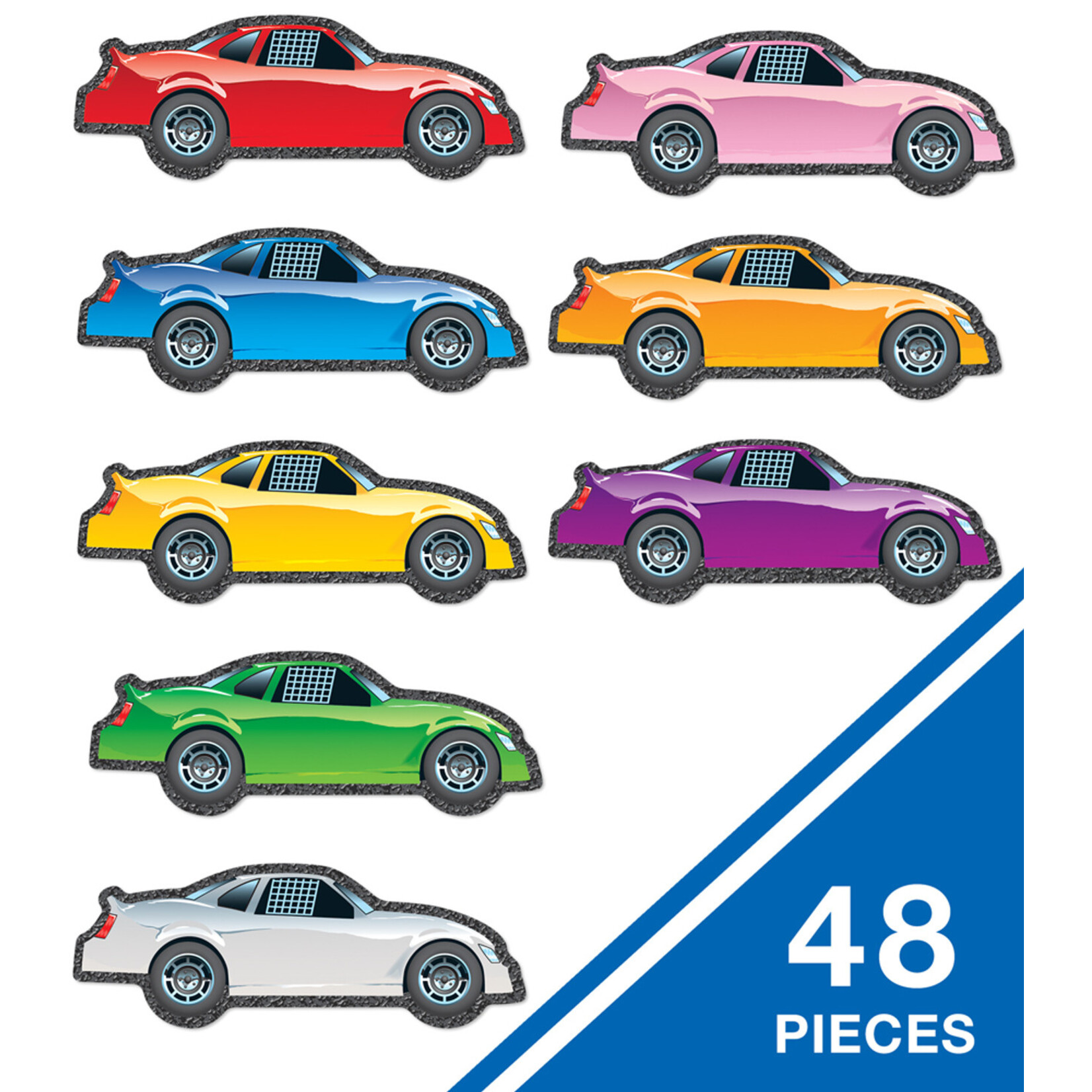 CARSON DELLOSA PUBLISHING CO Race Cars Cut-Outs