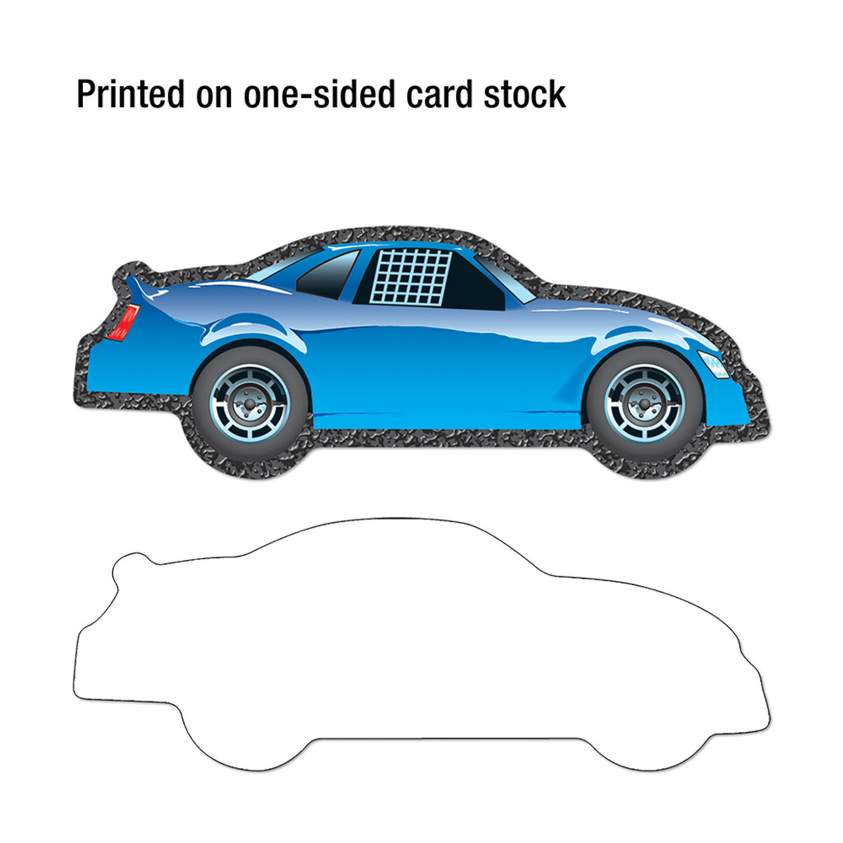 CARSON DELLOSA PUBLISHING CO Race Cars Cut-Outs