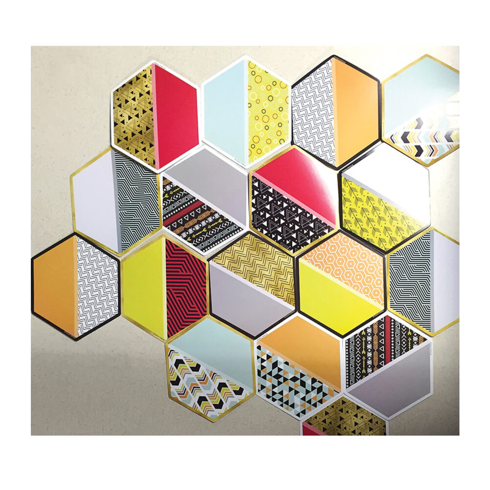 CARSON DELLOSA PUBLISHING CO Hexagons Cut-Outs