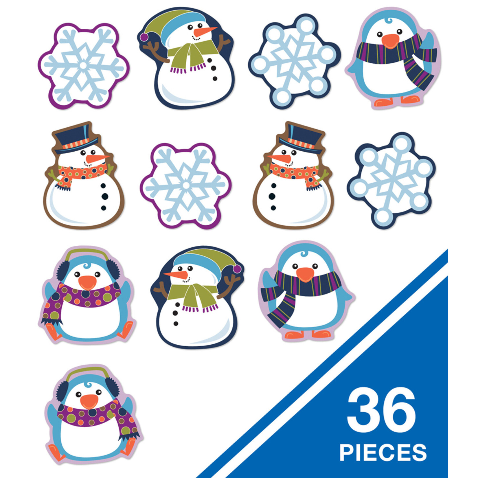 CARSON DELLOSA PUBLISHING CO Winter Mix Cut-Outs