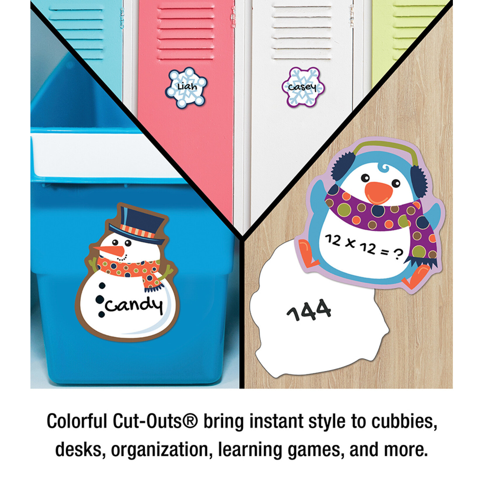 CARSON DELLOSA PUBLISHING CO Winter Mix Cut-Outs
