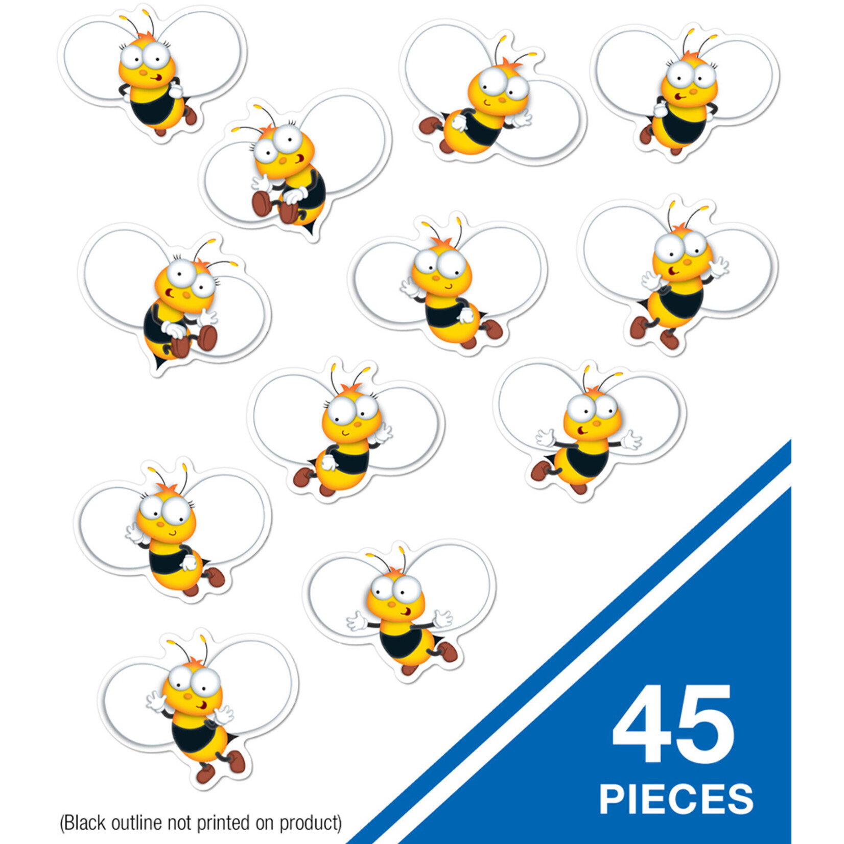 CARSON DELLOSA PUBLISHING CO Buzz–Worthy Bees Cut-Outs
