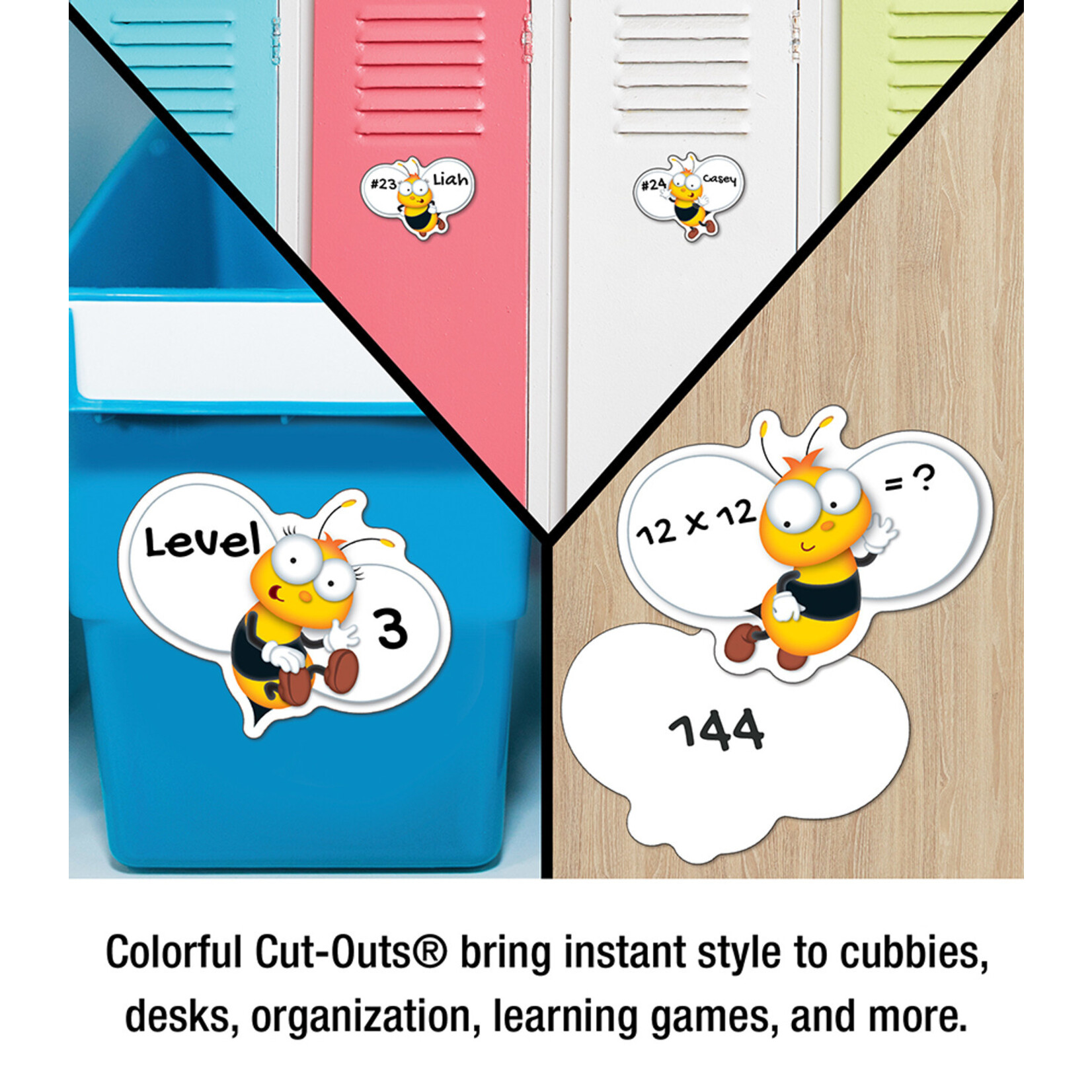 CARSON DELLOSA PUBLISHING CO Buzz–Worthy Bees Cut-Outs