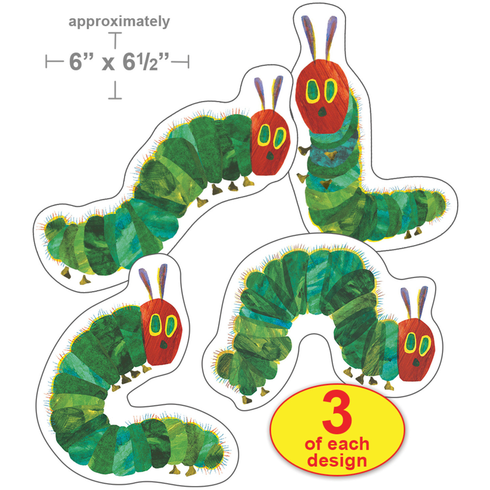 CARSON DELLOSA PUBLISHING CO The Very Hungry Caterpillar™ Cut-Outs