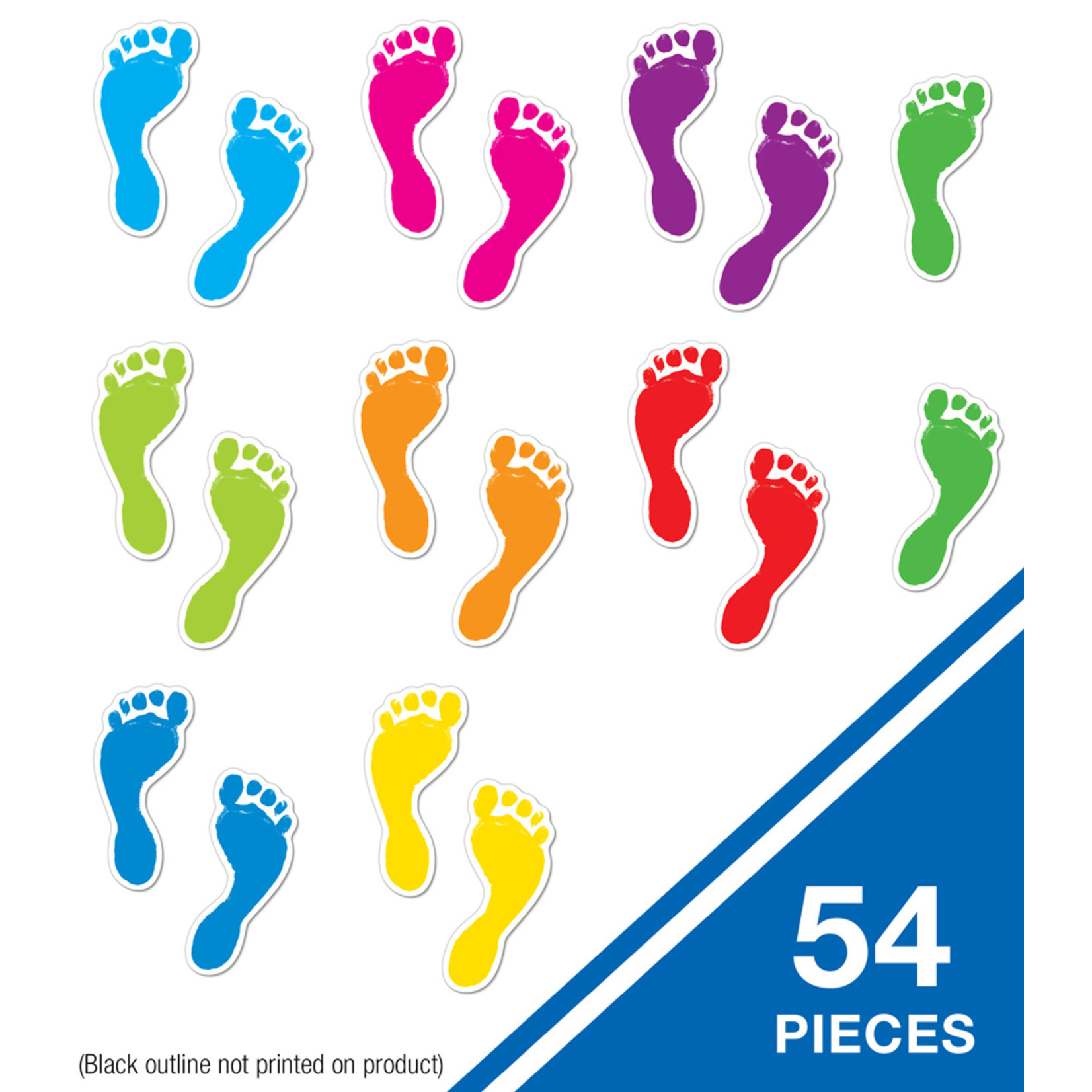 CARSON DELLOSA PUBLISHING CO Footprints Cut-Outs