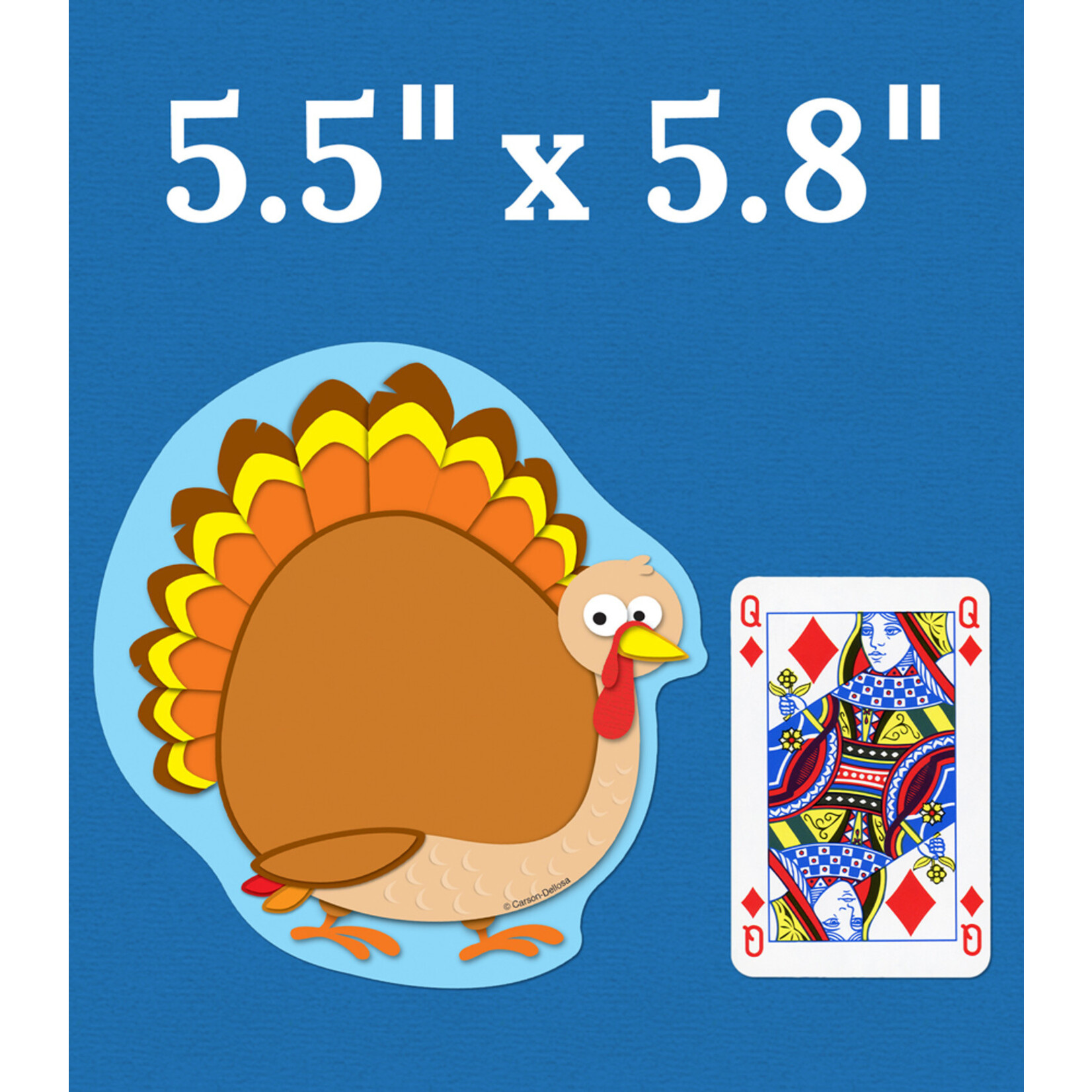 CARSON DELLOSA PUBLISHING CO Turkey Cut-Outs