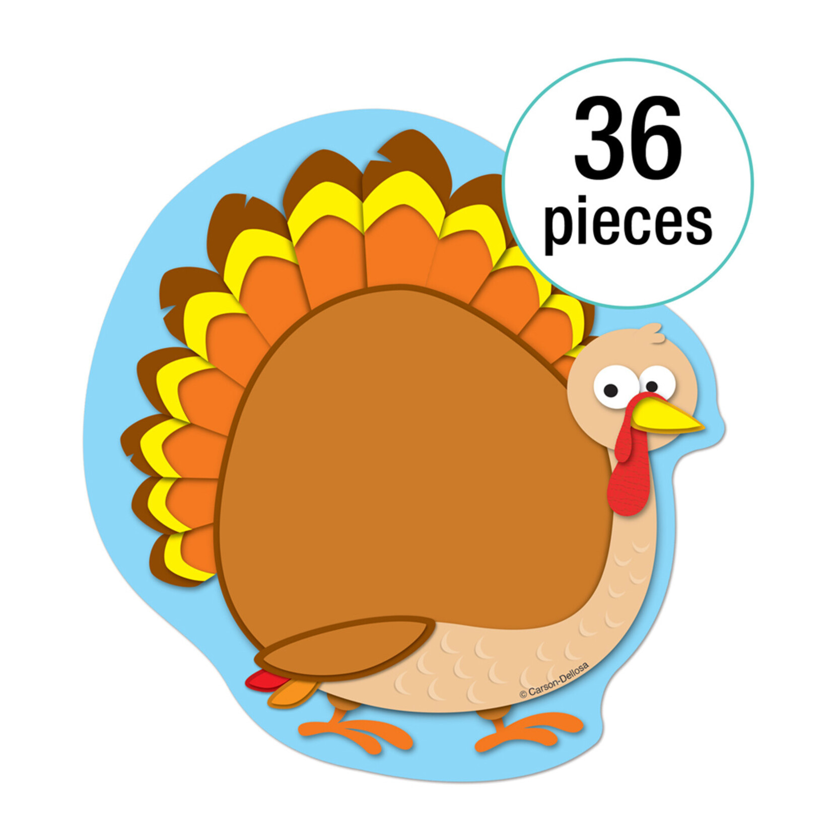 CARSON DELLOSA PUBLISHING CO Turkey Cut-Outs