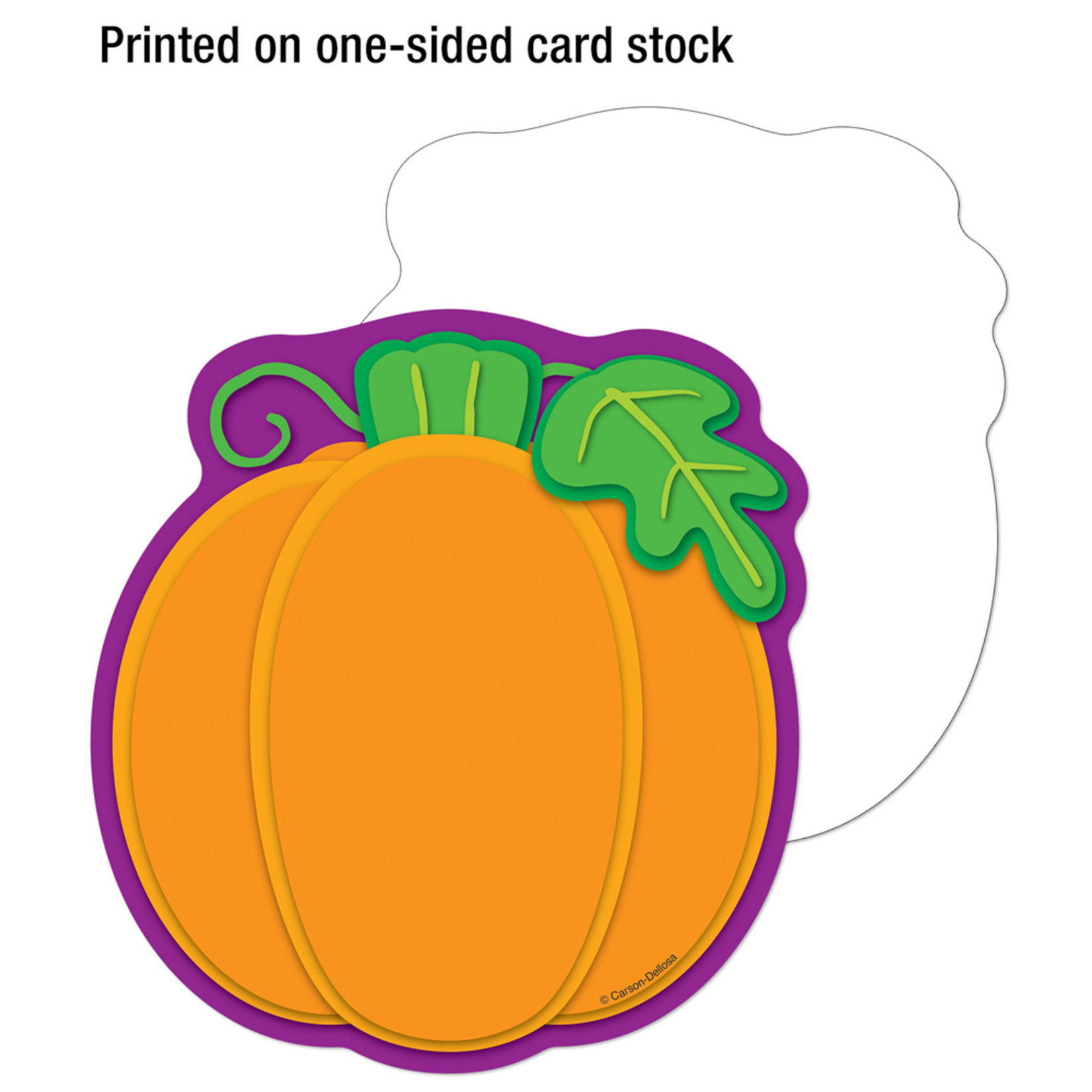 CARSON DELLOSA PUBLISHING CO Pumpkin Cut-Outs