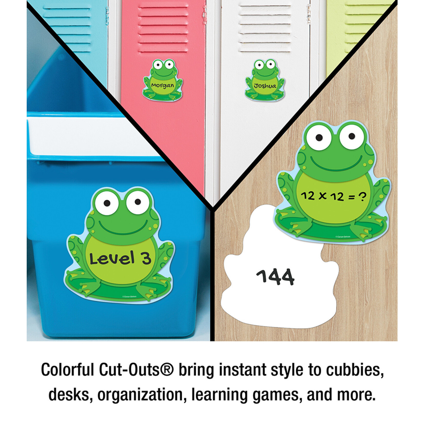 CARSON DELLOSA PUBLISHING CO Frog Cut-Outs