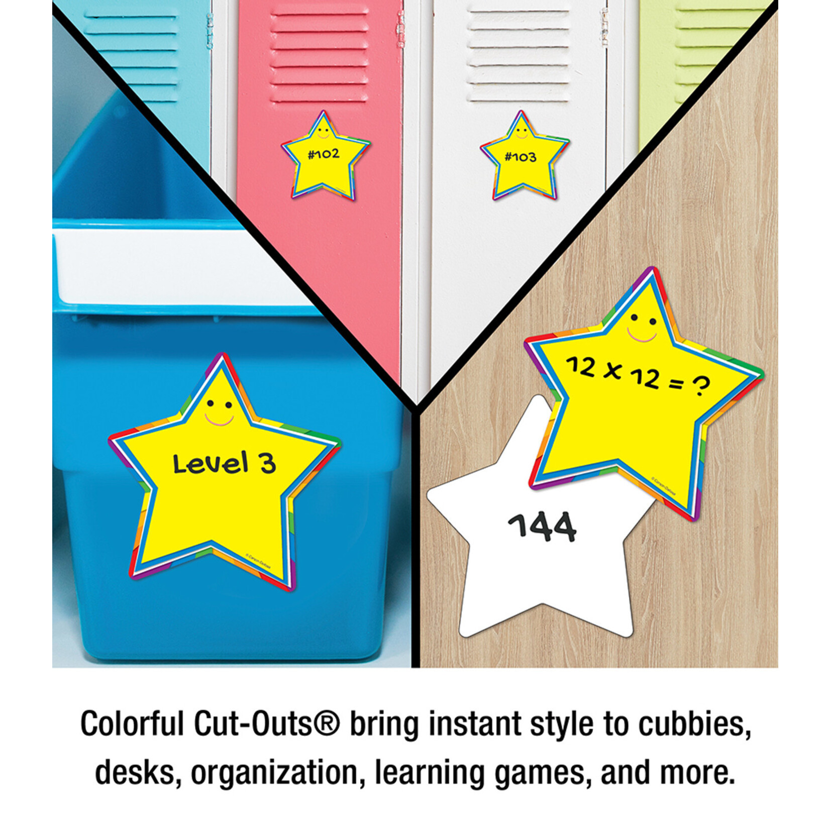 CARSON DELLOSA PUBLISHING CO Star Cut-Outs