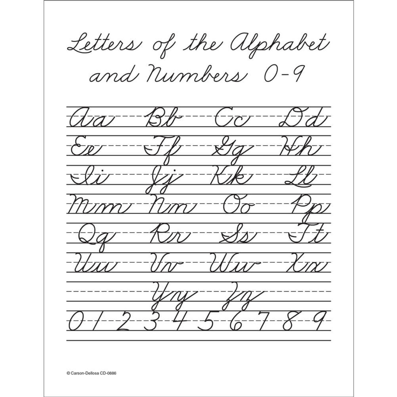 CARSON DELLOSA PUBLISHING CO Traditional Handwriting: Beginning Cursive Resource Book Grade 2-5