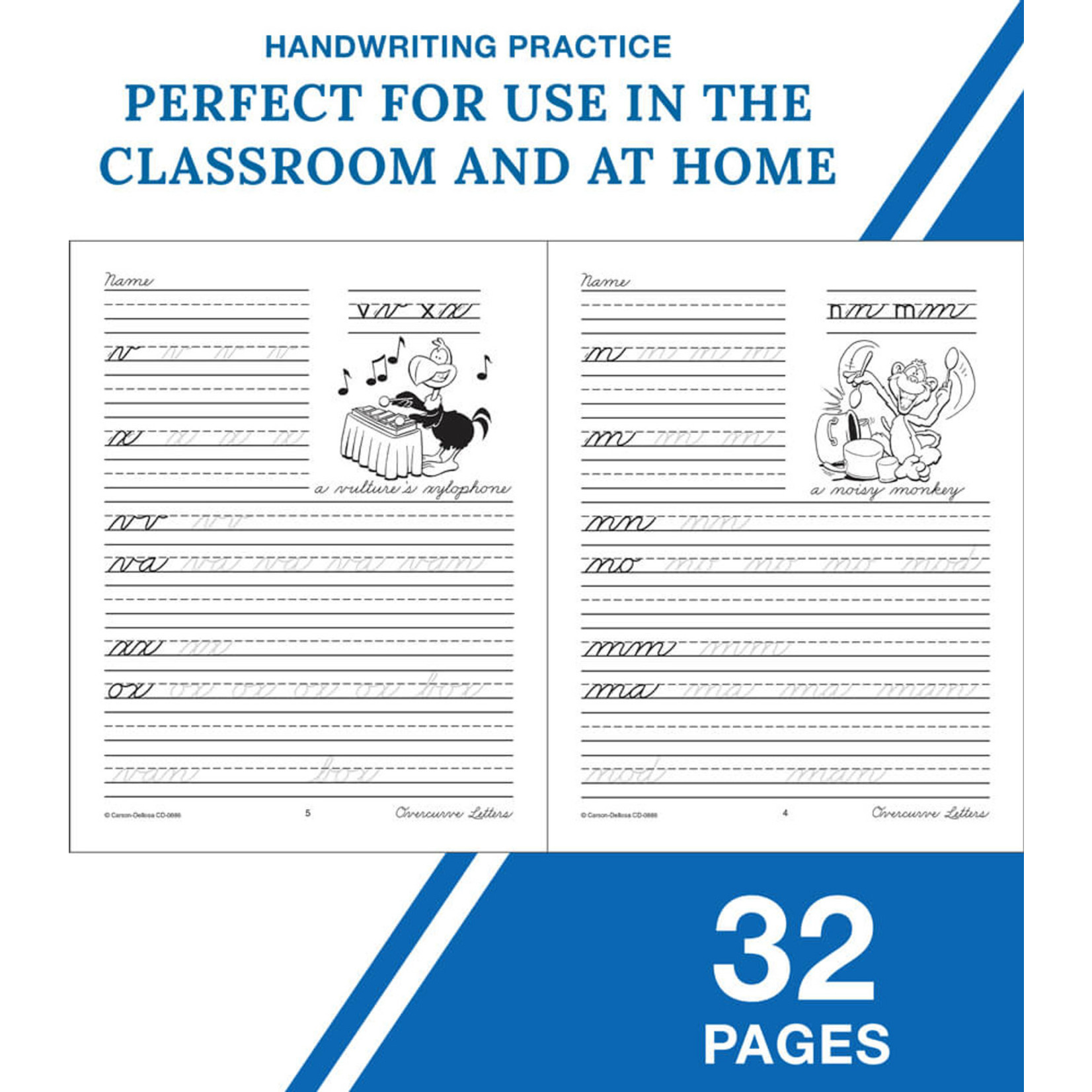 CARSON DELLOSA PUBLISHING CO Traditional Handwriting: Beginning Cursive Resource Book Grade 2-5