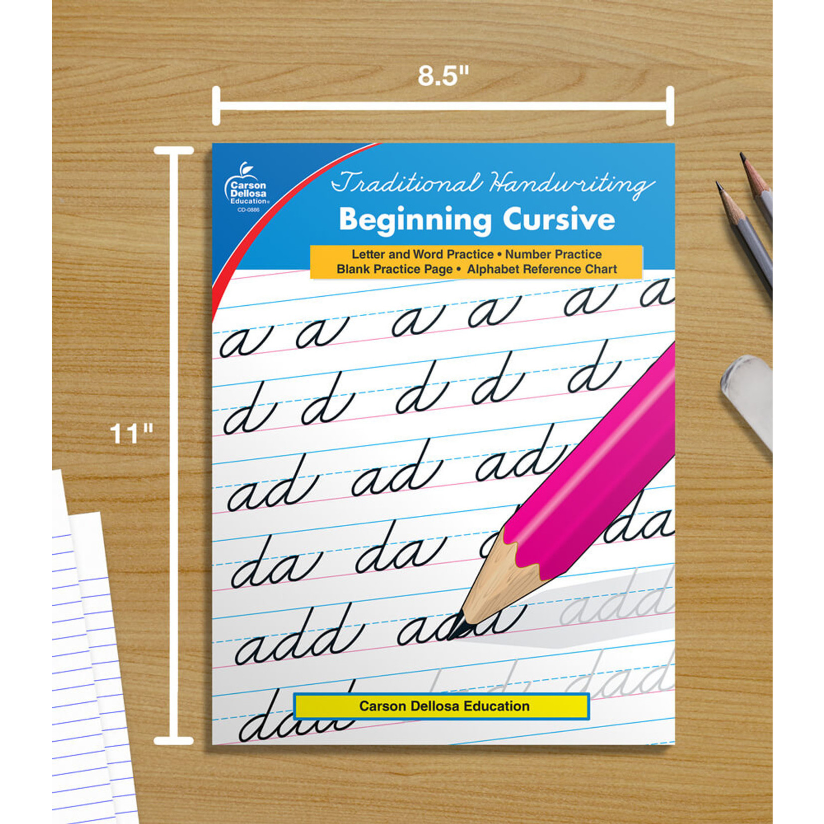 CARSON DELLOSA PUBLISHING CO Traditional Handwriting: Beginning Cursive Resource Book Grade 2-5