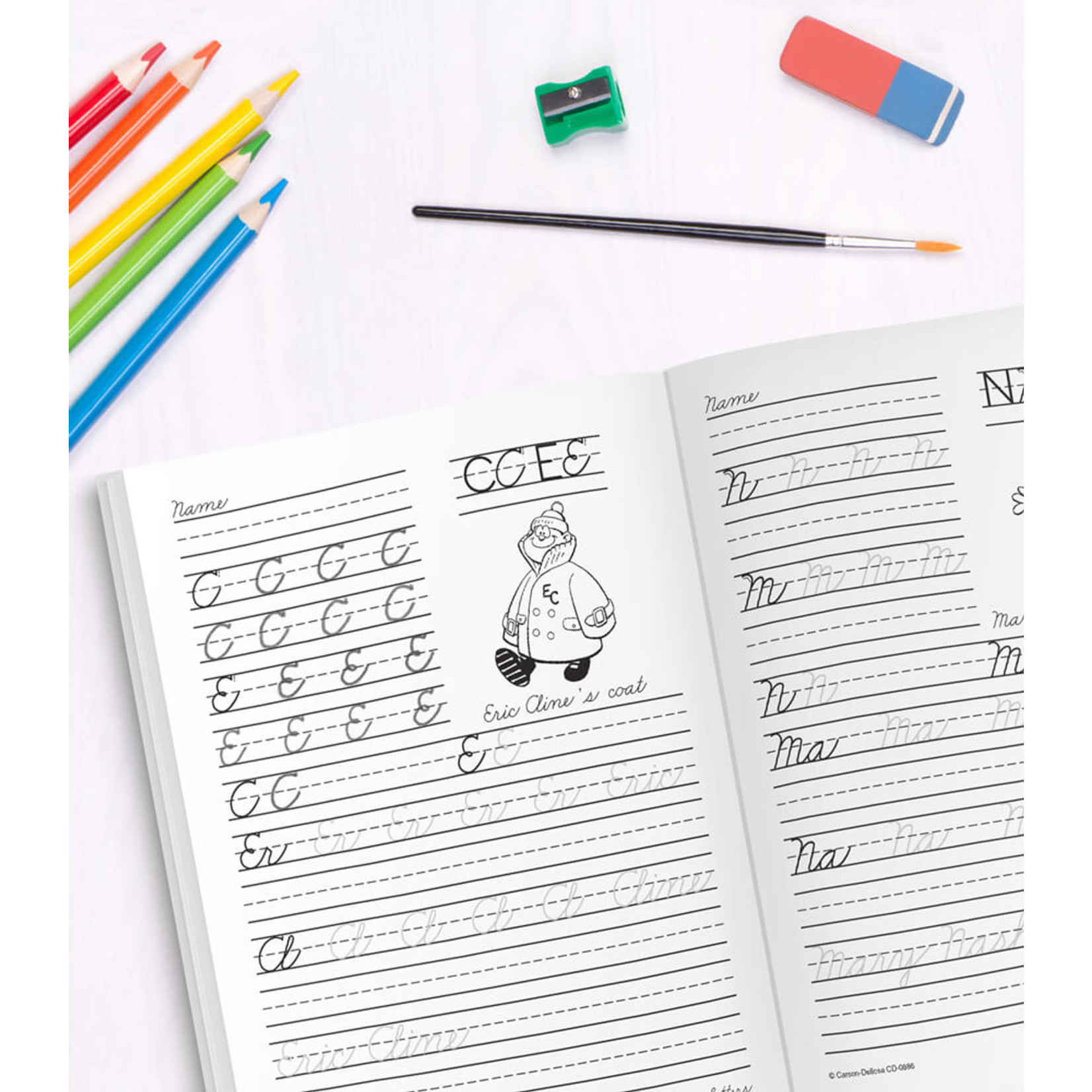 CARSON DELLOSA PUBLISHING CO Traditional Handwriting: Beginning Cursive Resource Book Grade 2-5