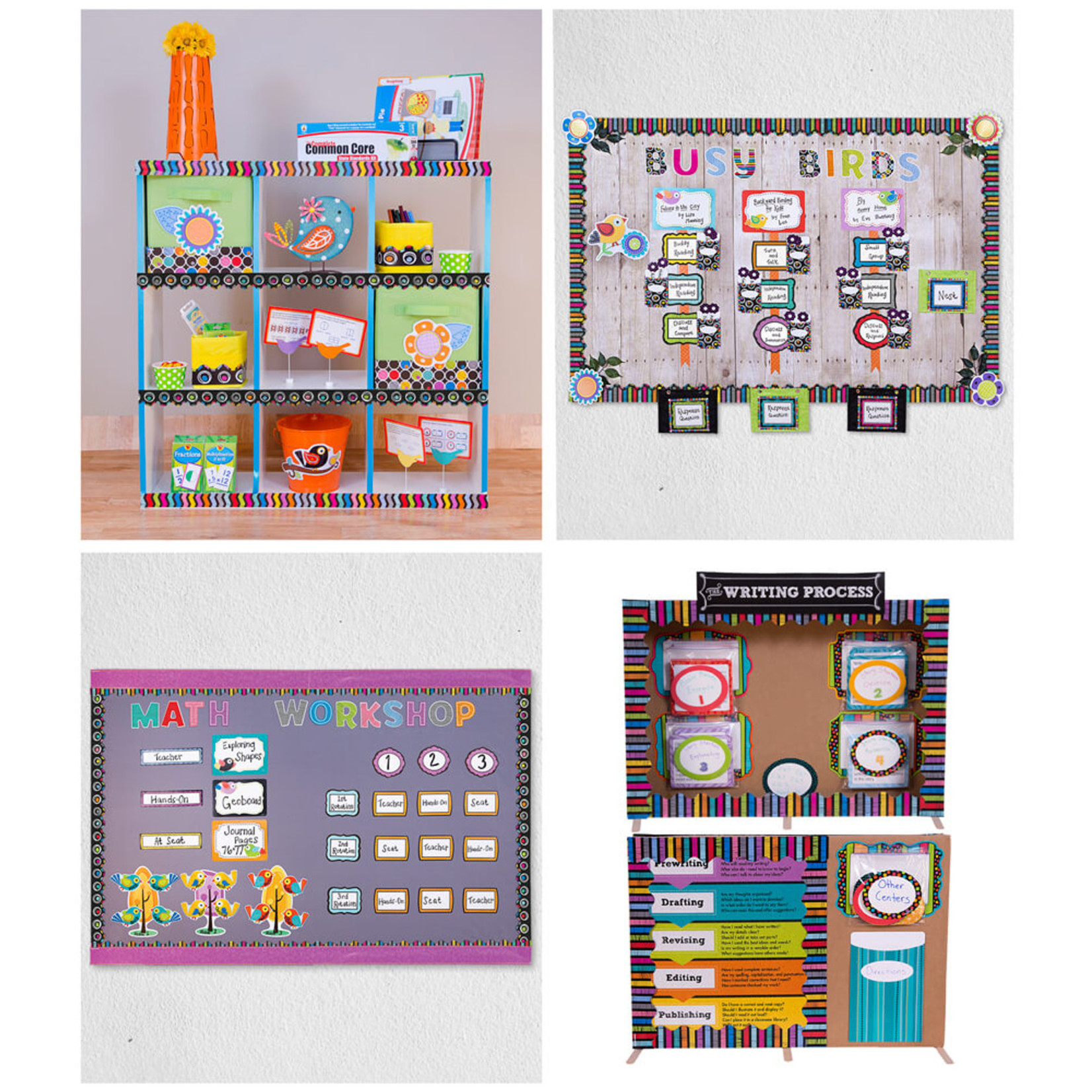 CARSON DELLOSA PUBLISHING CO Colorful Chalkboard Scalloped Borders