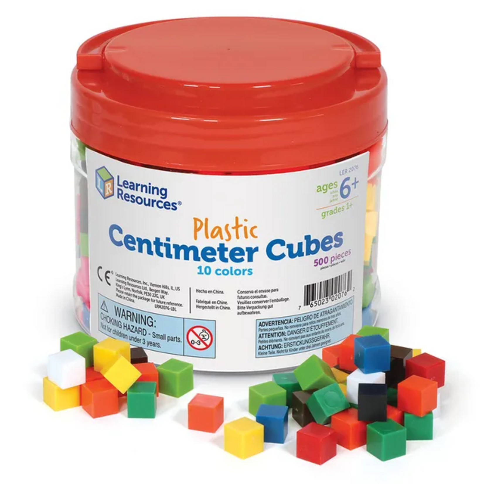 LEARNING RESOURCES INC Centimeter Cubes, Set of 500