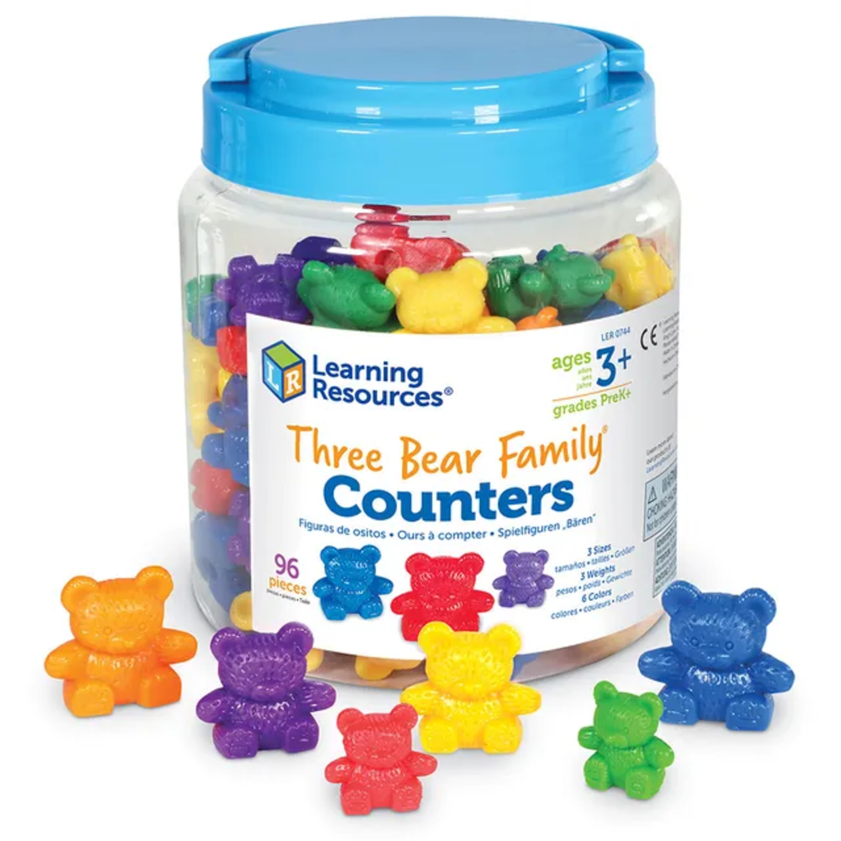 LEARNING RESOURCES INC Three Bear Family® Counters (Set of 96)