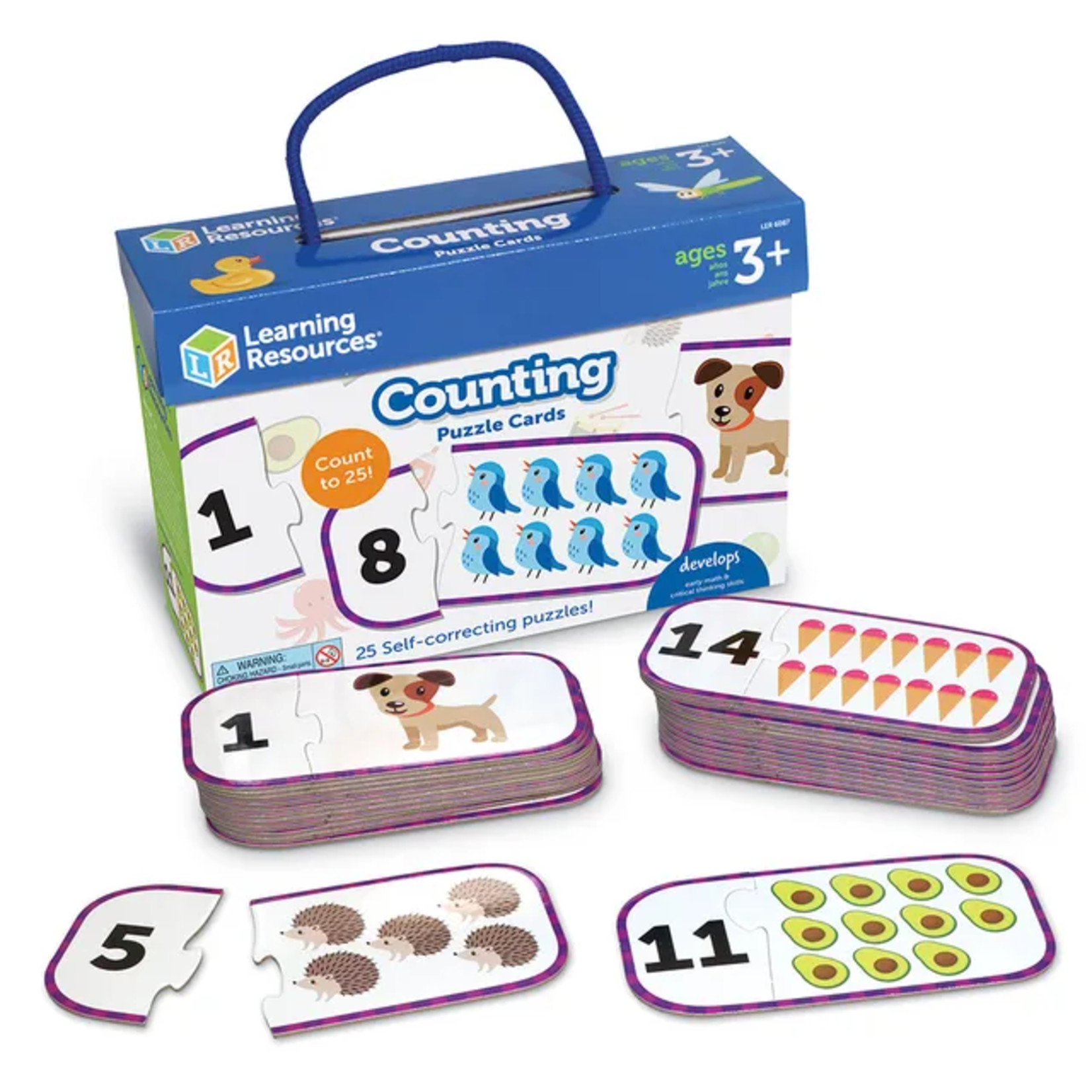 LEARNING RESOURCES INC Counting Puzzle Cards