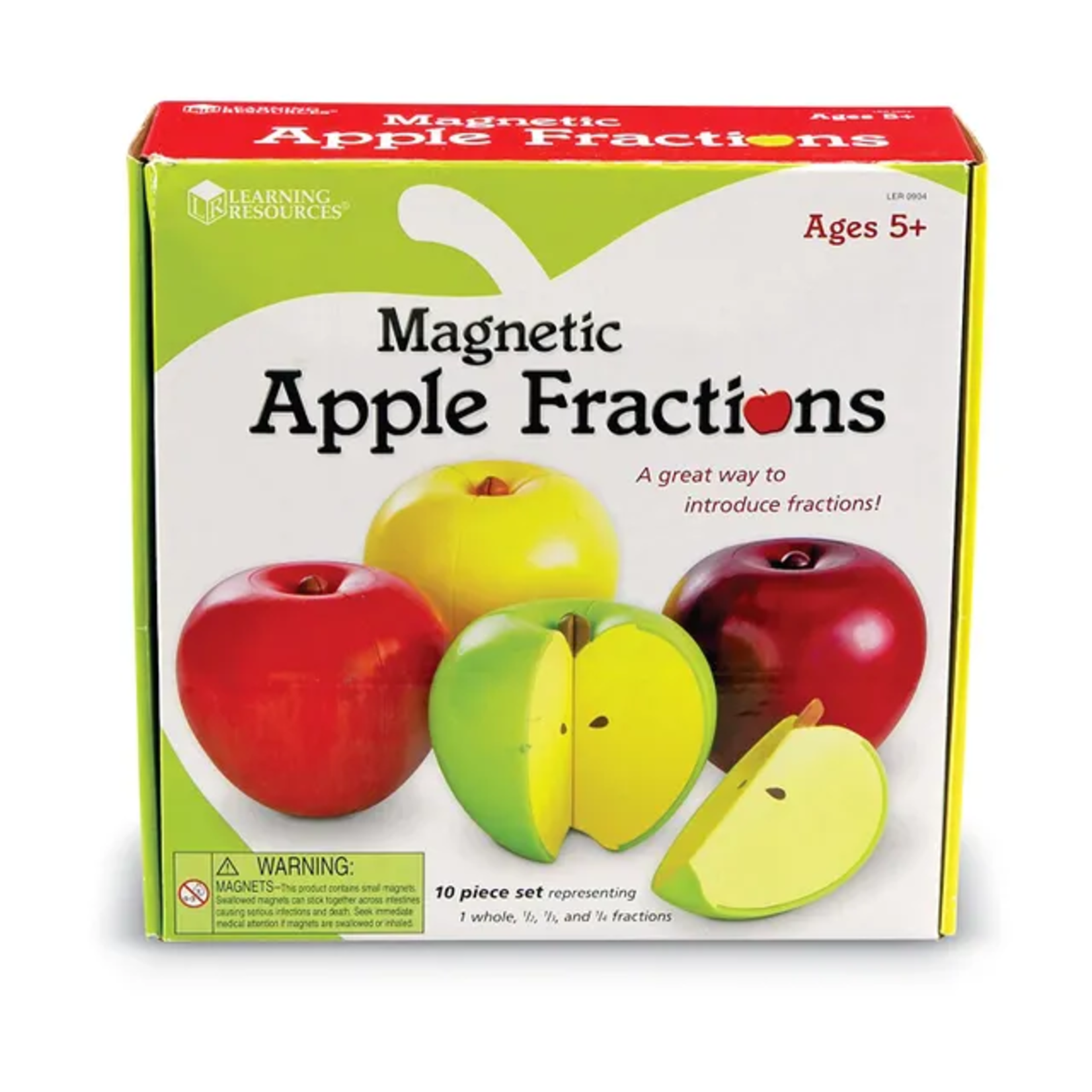 LEARNING RESOURCES INC Magnetic Apple Fractions