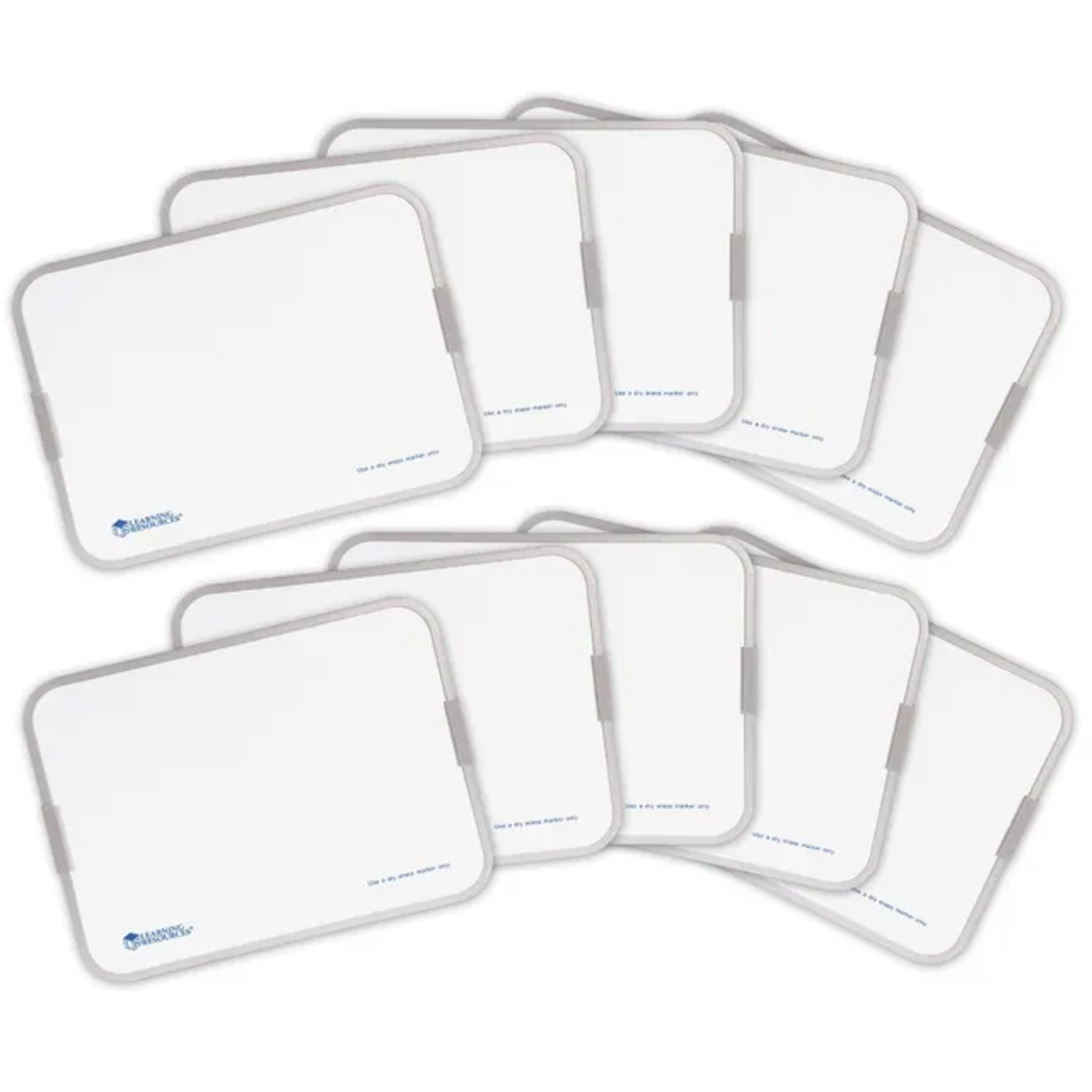 LEARNING RESOURCES INC Magnetic Double-Sided Dry-Erase Boards (Set of 10)
