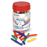 LEARNING RESOURCES INC Measuring Worms (Set of 72)